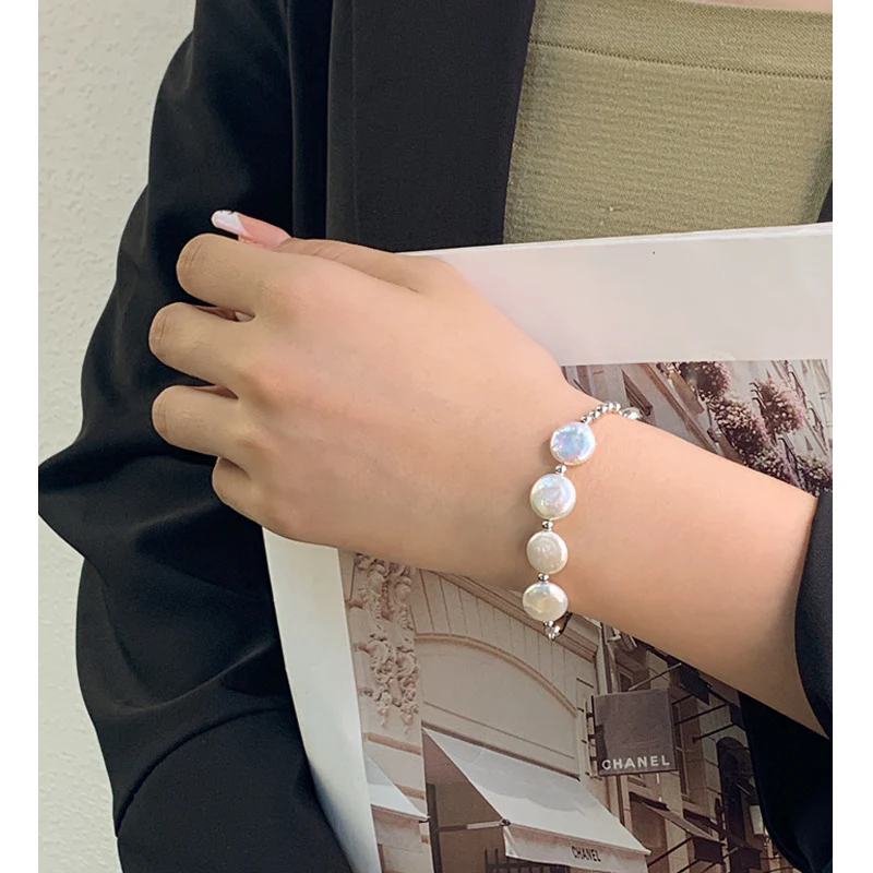 Baroque Pearl Bangle Bracelet