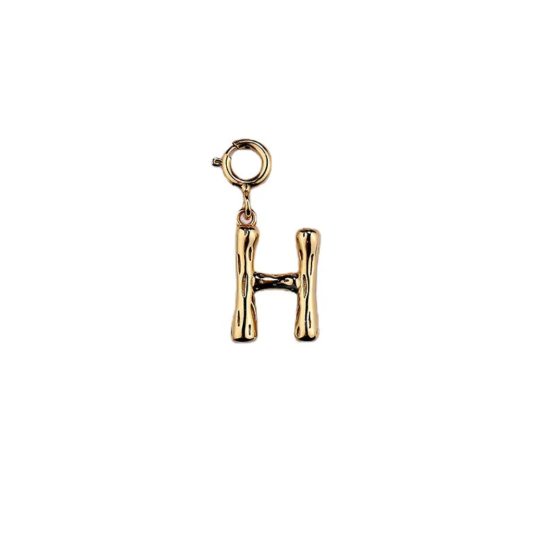 A to Z Gold Initial Pendant Necklace