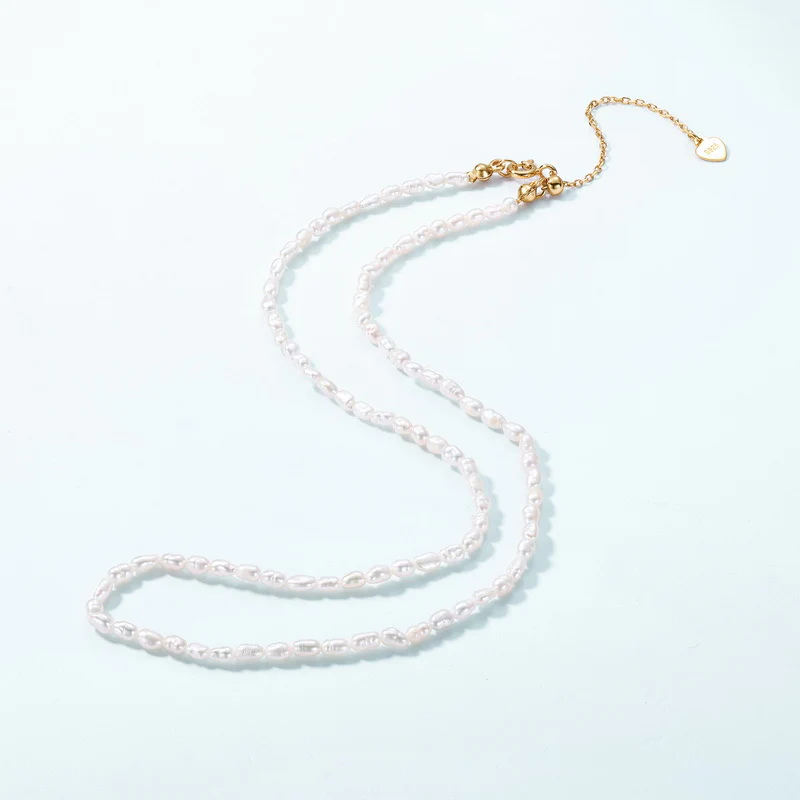 Small Rice Freshwater Pearl Necklace