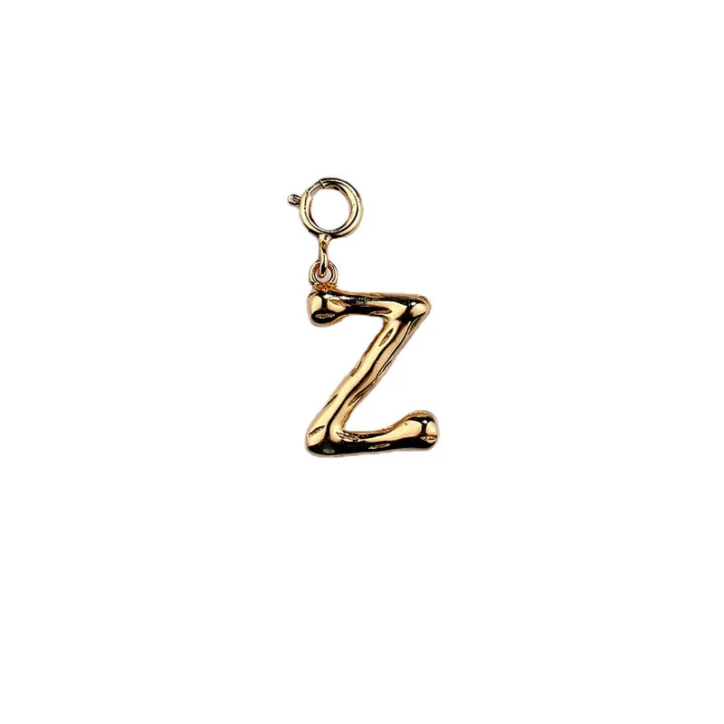 A to Z Gold Initial Pendant Necklace