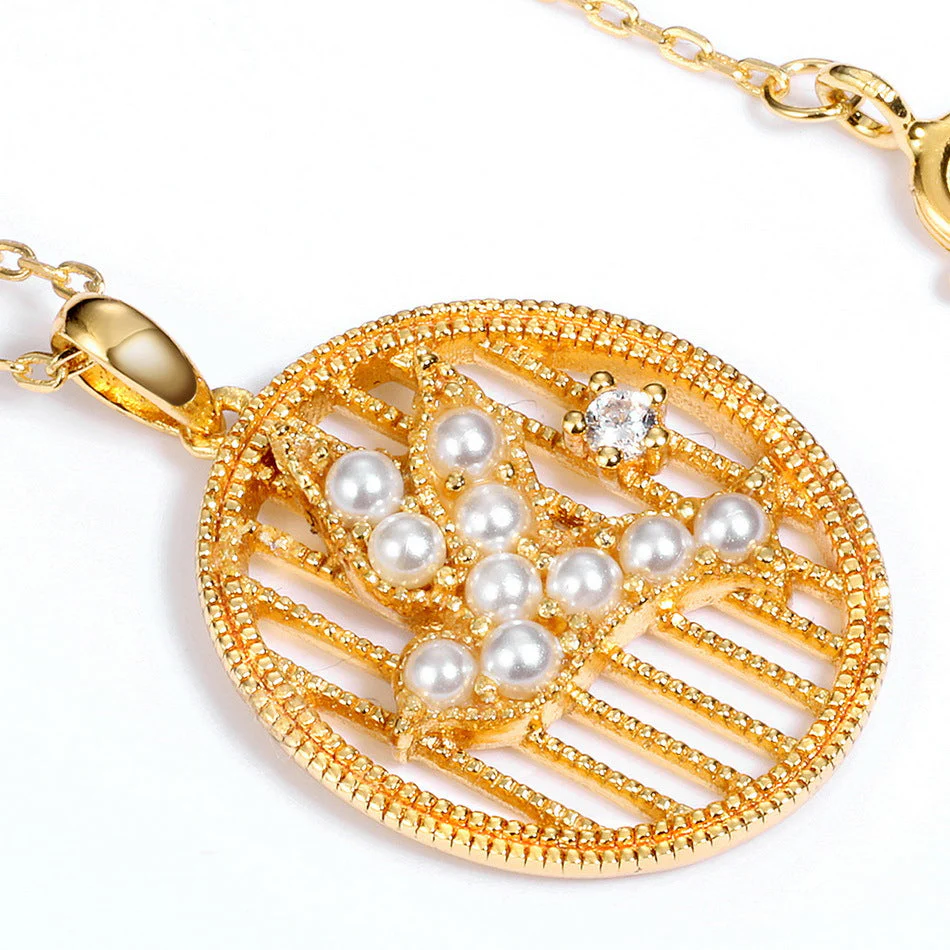 Peace Dove Pearl Pendant