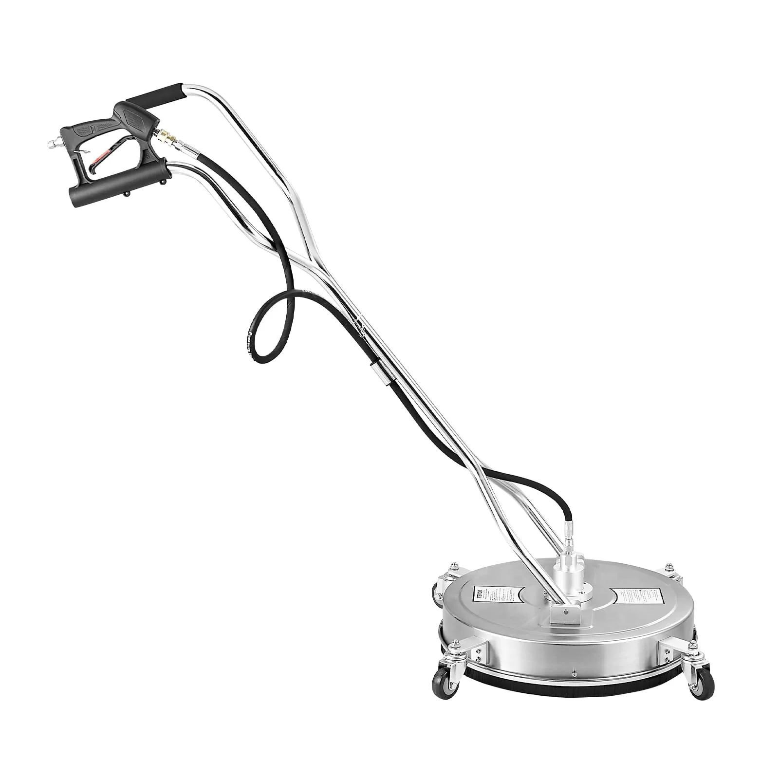 VEVOR Hochdruckreiniger φ535 mm Flächenreiniger, Edelstahl, 4500 PSI, 3/8