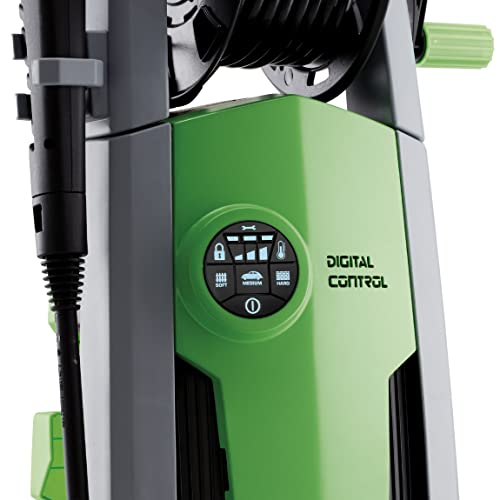 Lavor Hochdruckreiniger Predator 180 Digit, 180 bar, 510 l/h, 2500 W, digitales Kontrollsystem, WPS-Programme, Bürsten
