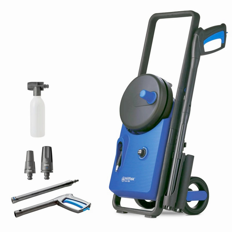 Nilfisk Hochdruckreiniger Core 150 Bar, PowerControl, 2000 W, ideal für Terrassen, Werkstätten, Autos & Hausreinigung