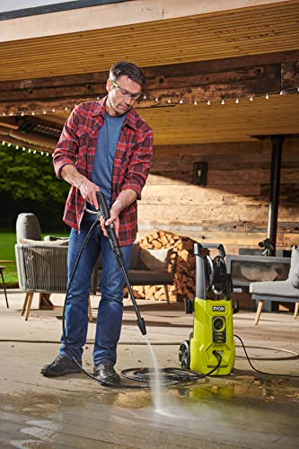 RYOBI Elektro-Hochdruckreiniger RY140PWA, 1800 W, 140 bar, kompakt, leicht & effizient für Haus und Garten