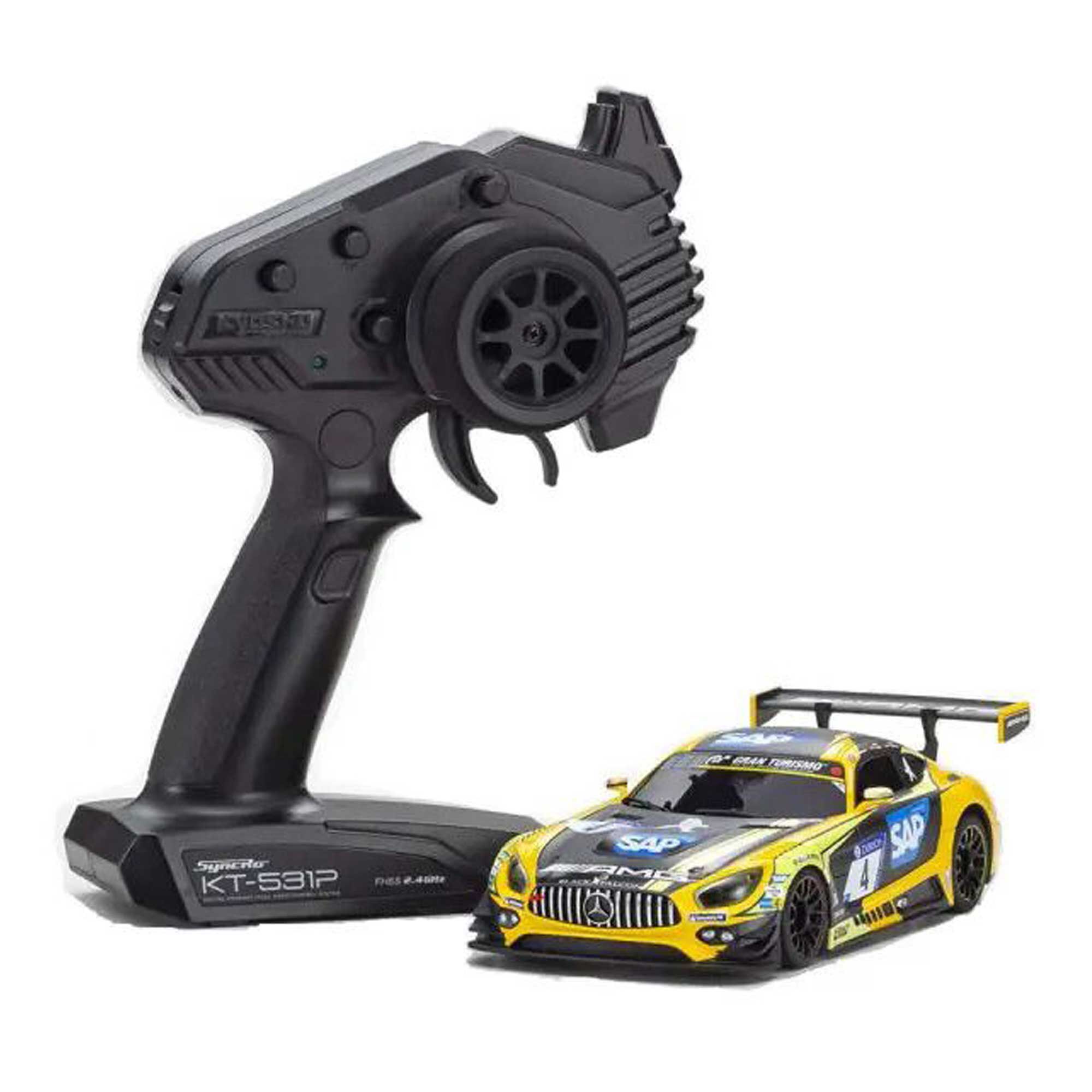 Kyosho 1/28 2018 Mercedes-AMG GT3 MINI-Z RWD RTR, No.4 24H Nurburgring