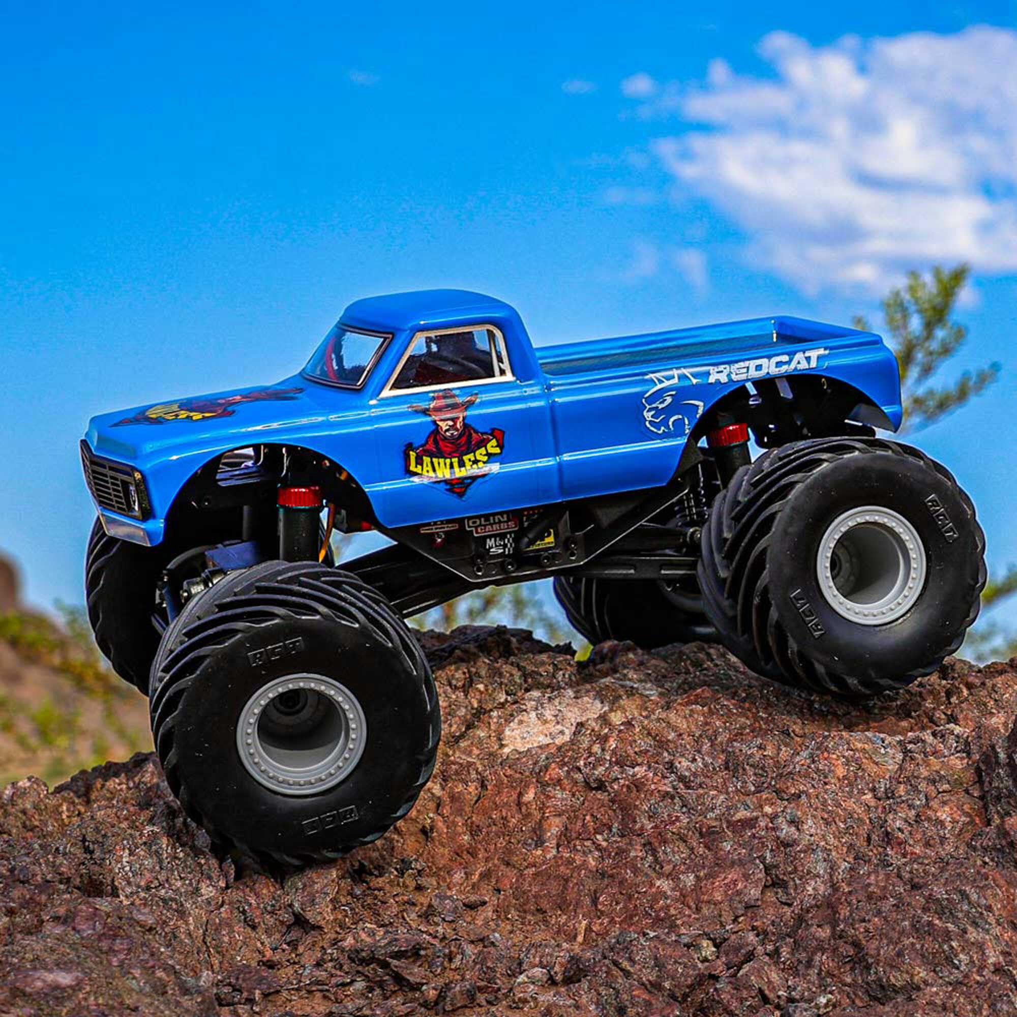Redcat Racing 1/18 MT-18 4x4 Monster Truck RTR, Blue
