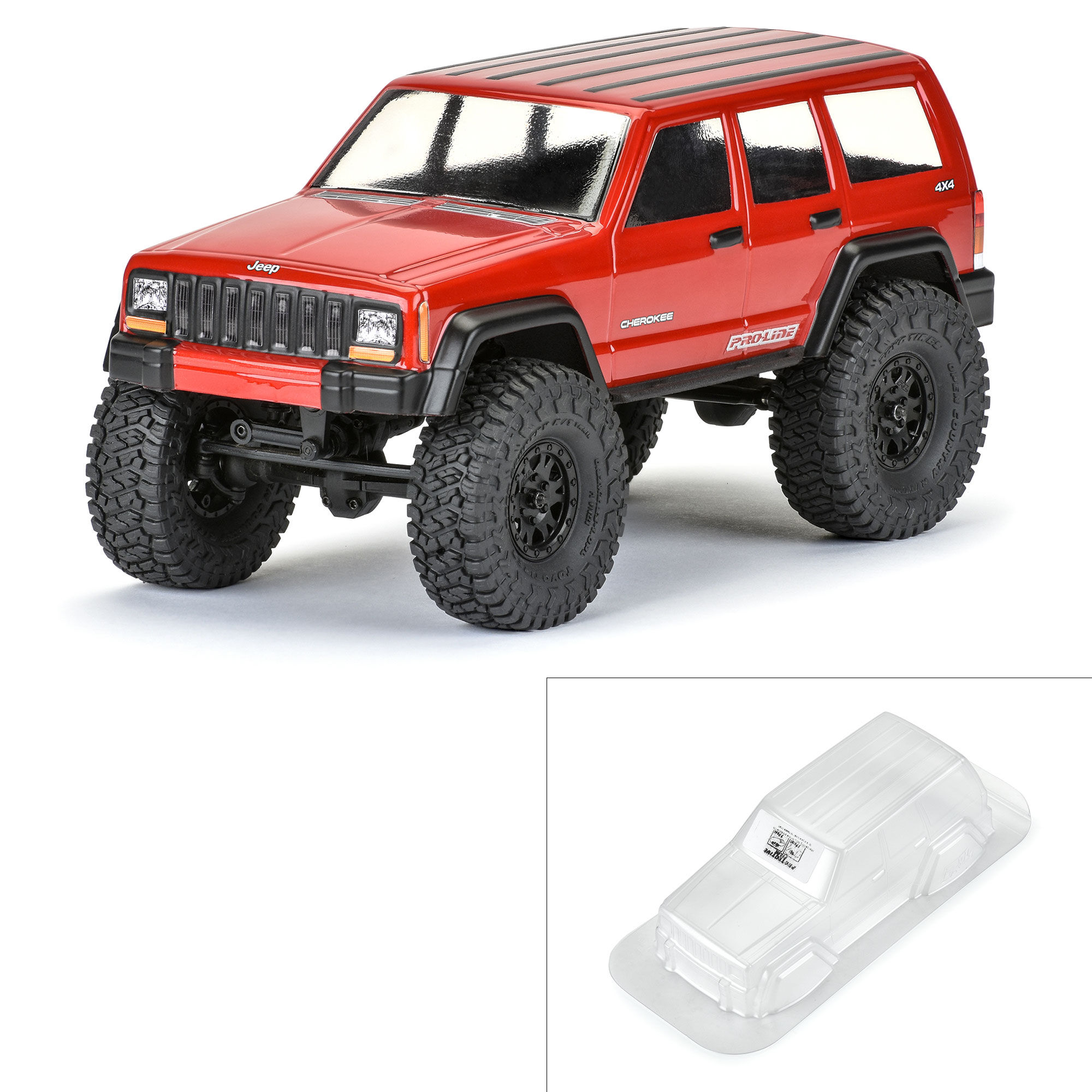 Pro-Line Racing 1/24 2001 Jeep Cherokee Clear Body: SCX24