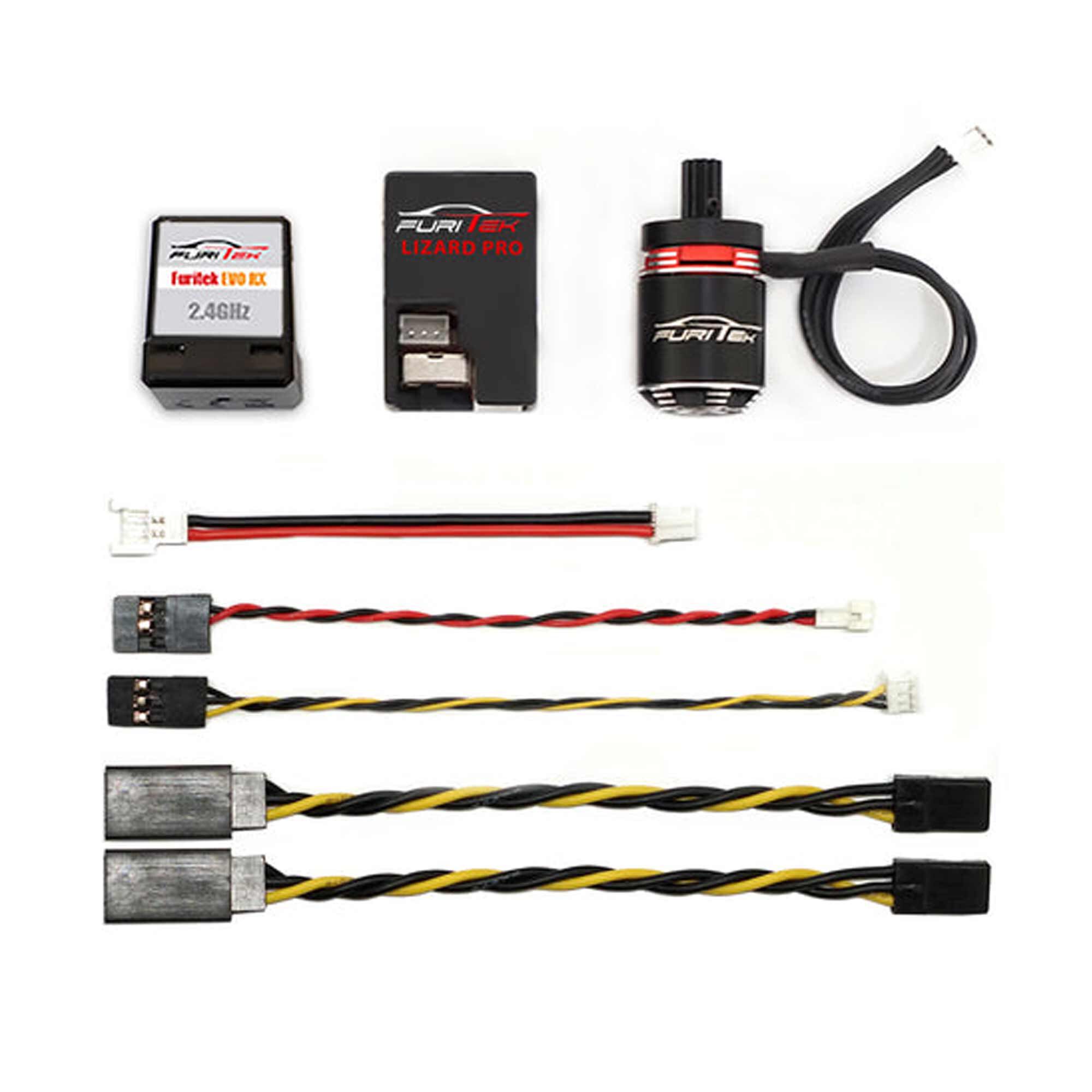 Furitek Stinger Brushless Power System with Receiver: Hobby Plus CR18P Evo