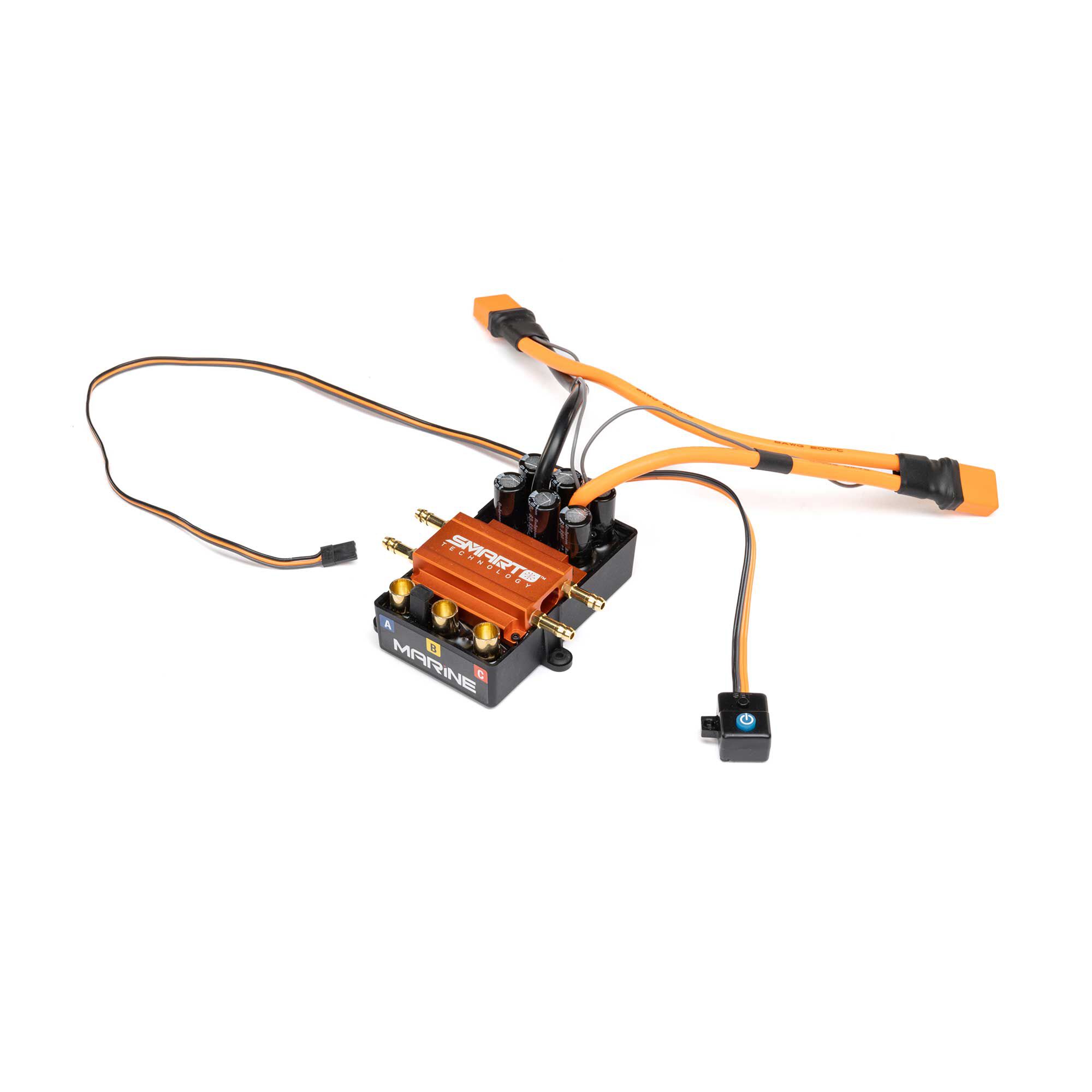 Spektrum Accessories Firma 200A Brushless Smart Marine ESC, 12S