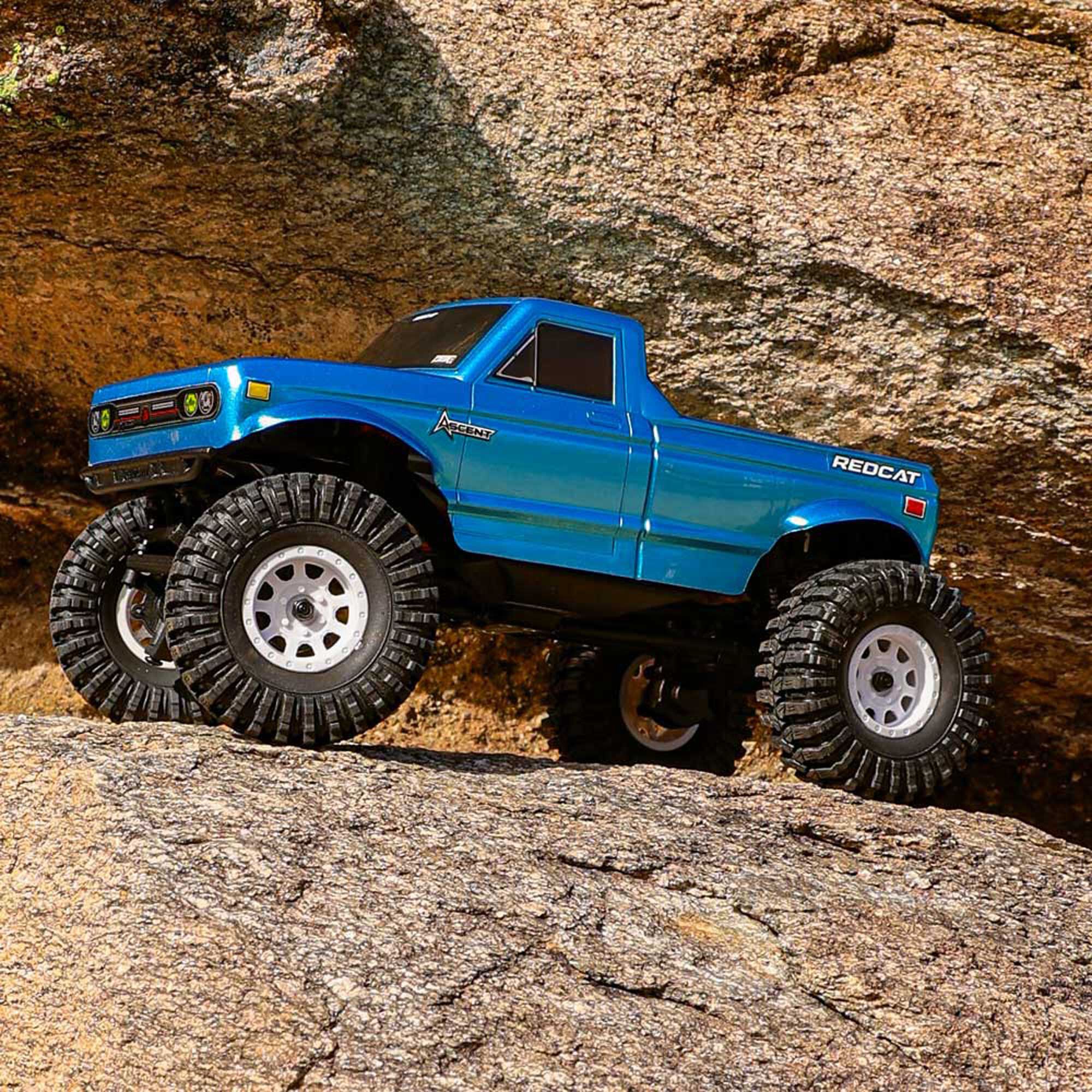 Redcat Racing 1/18 Ascent-18 4x4 Brushed Electric Rock Crawler RTR, Blue