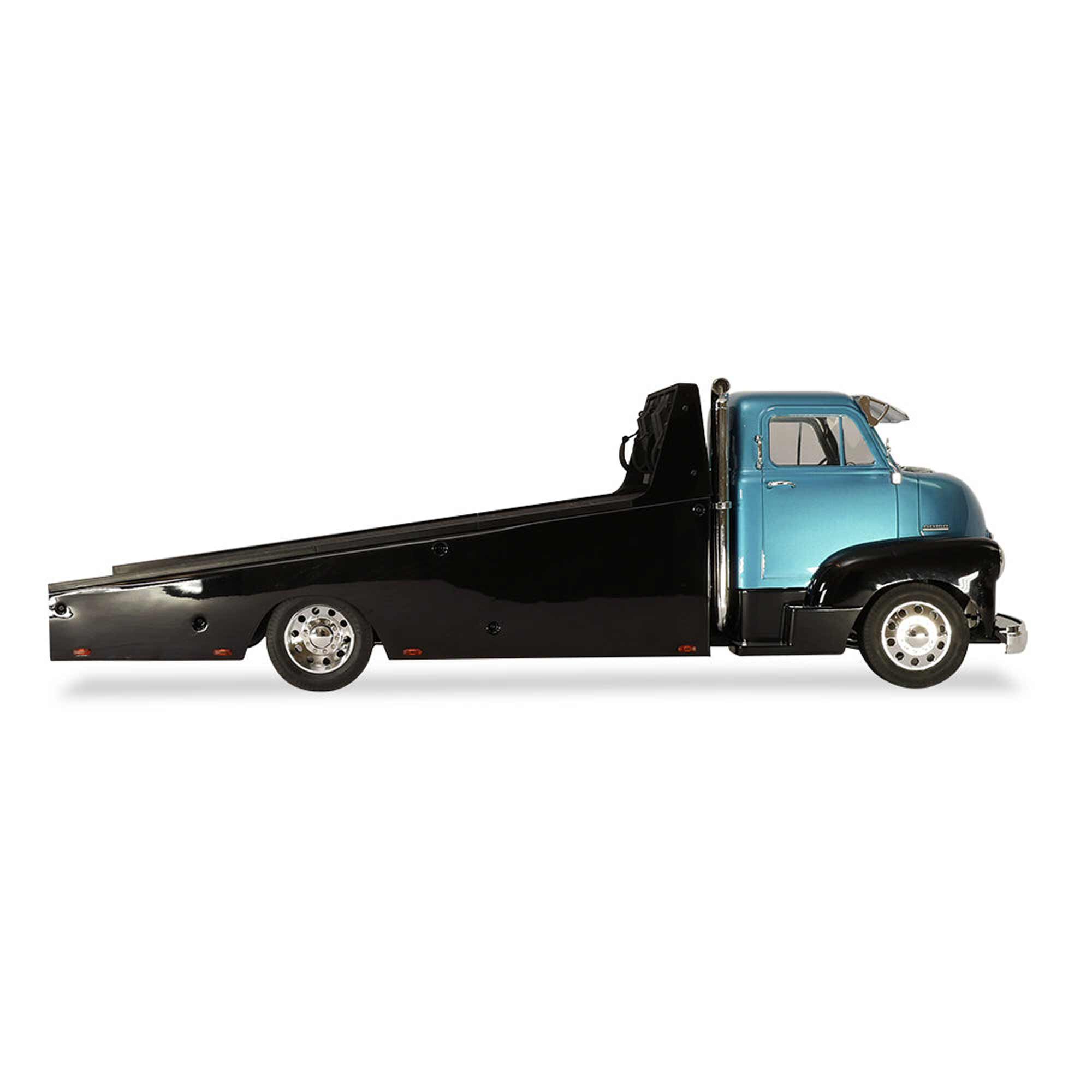 Redcat Racing 1/10 Custom 1953 Chevrolet Cab Over Engine Hauler RTR, Metallic Blue
