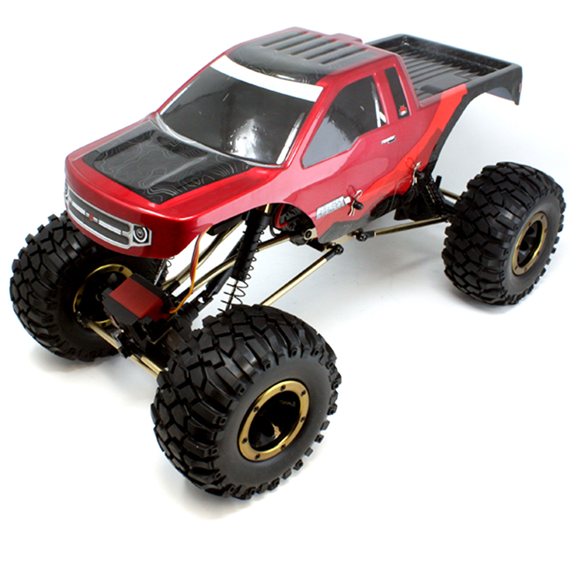 Redcat Racing 1/10 Everest-10 4WD Rock Crawler Brushed RTR, Red/Black