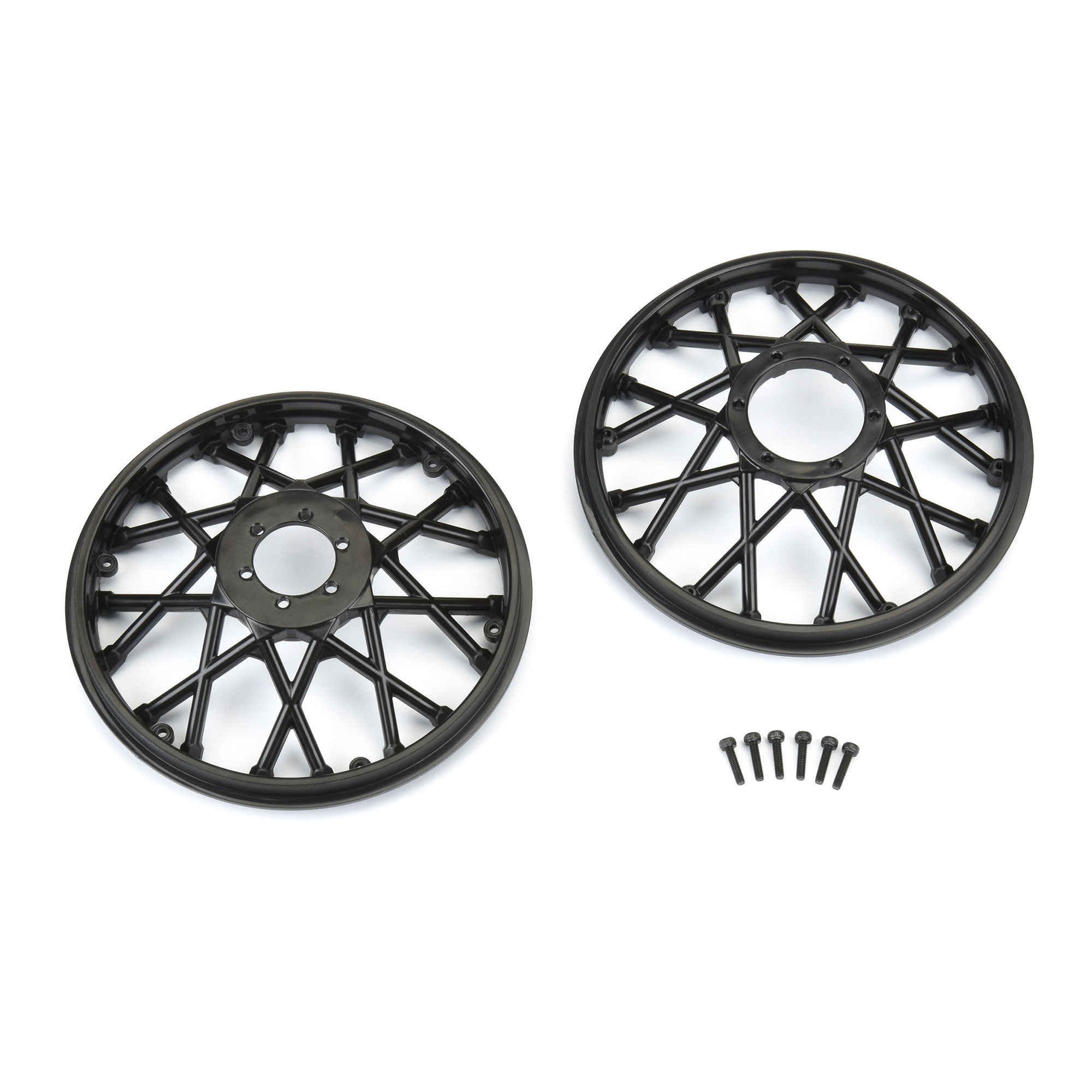 Pro-Line Racing 1/4 Bullyspoke V2 Bead Rear Wheel Black: Promoto-MX