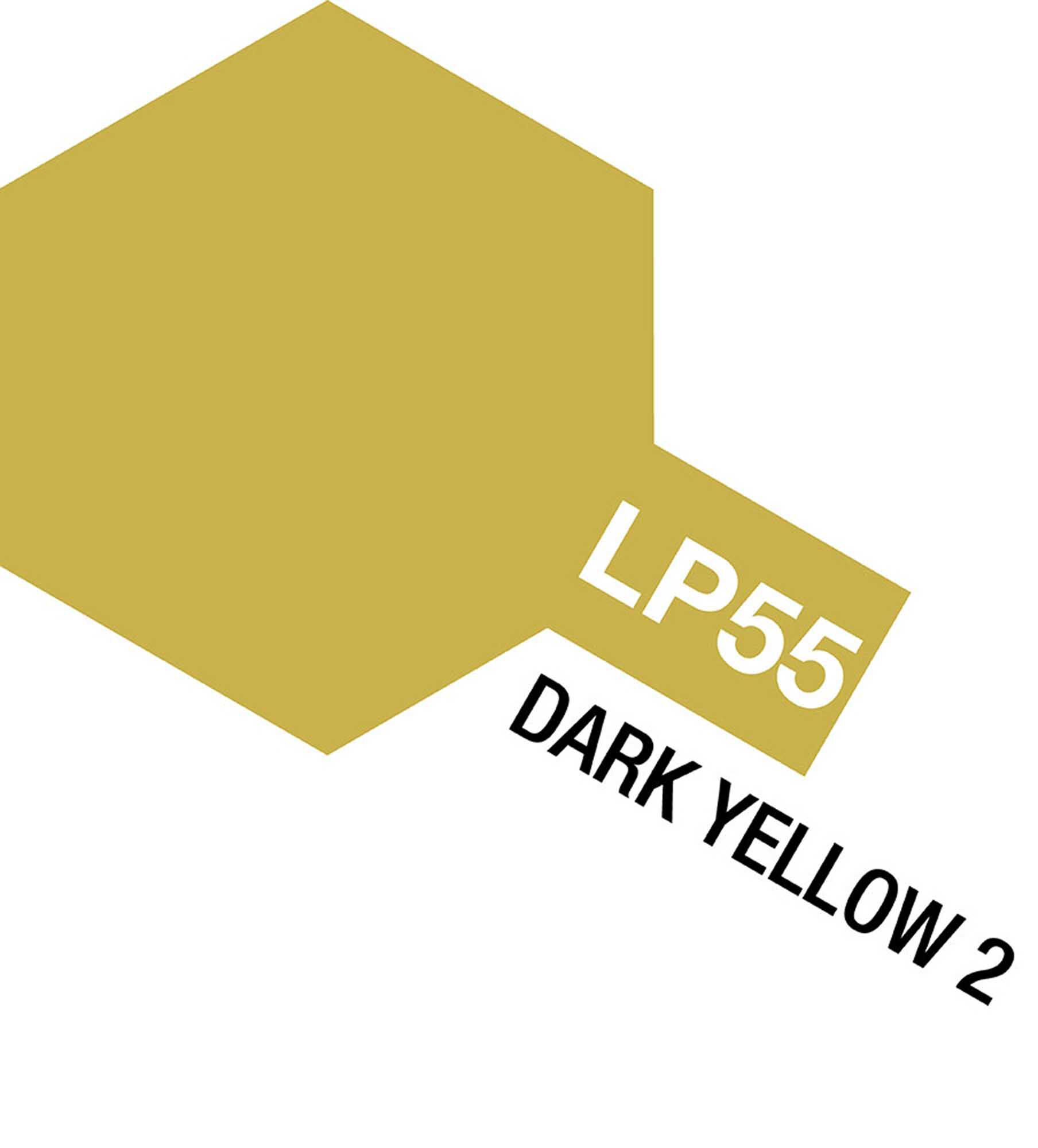 Tamiya Lacquer Paint, LP-55 Dark Yellow 2, 10 mL