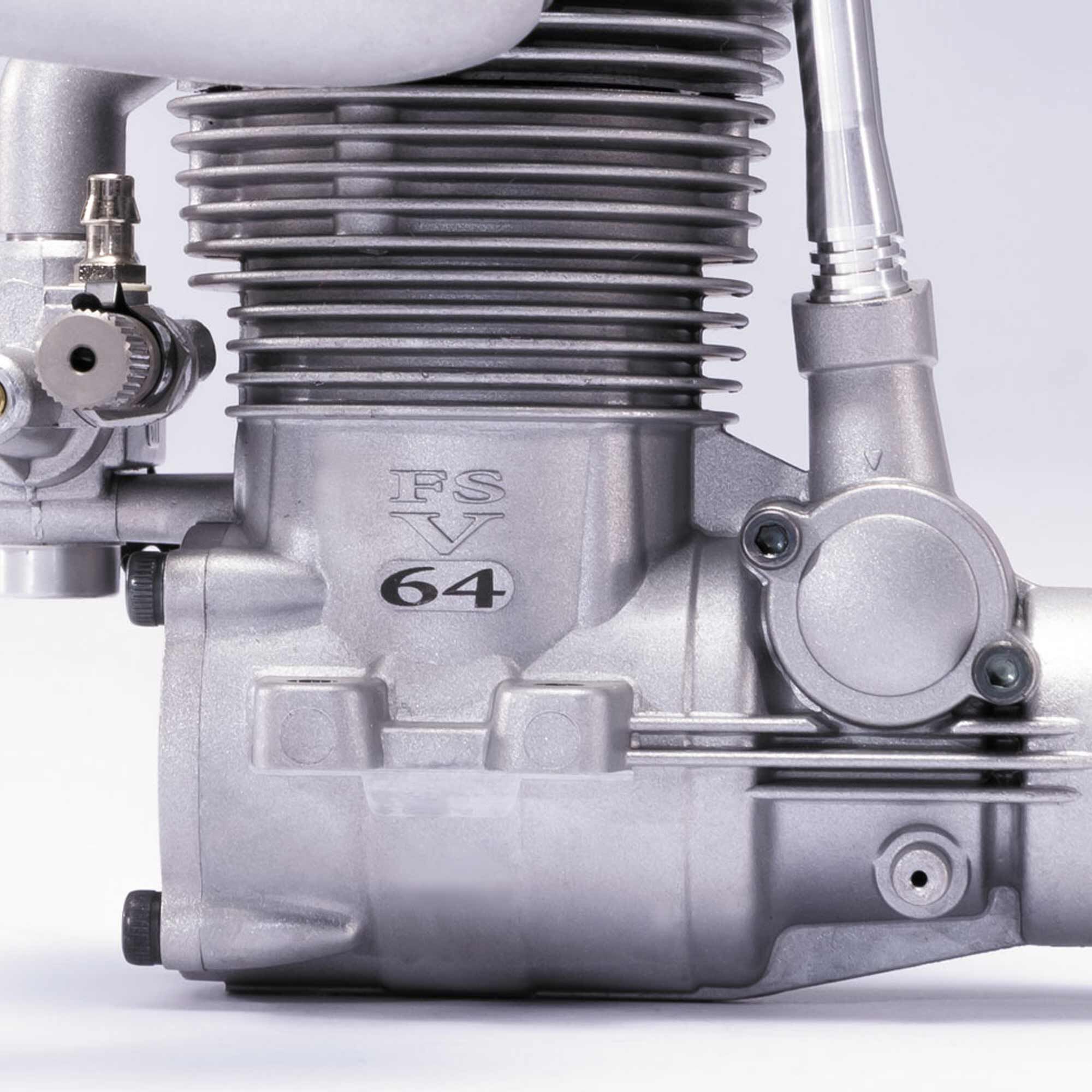 OS Engines O.S. FS-64V (61T2) with F-4051 Silencer