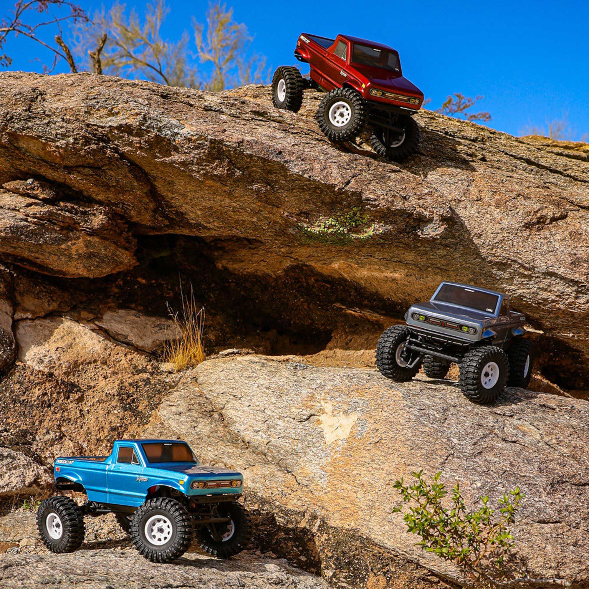 Redcat Racing 1/18 Ascent-18 4x4 Brushed Electric Rock Crawler RTR, Blue