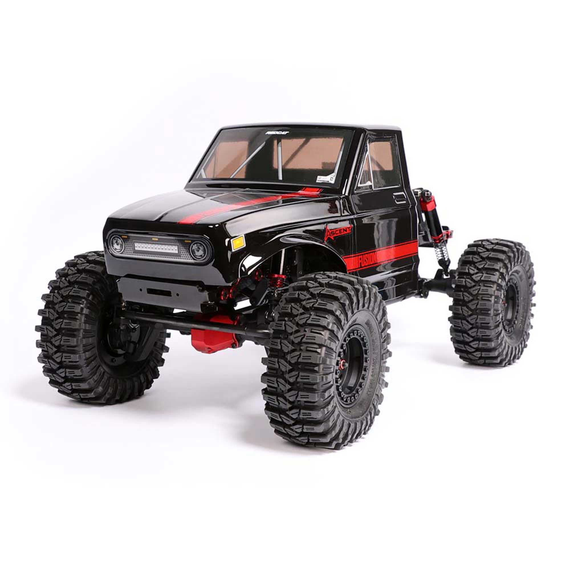 Redcat Racing 1/10 Ascent Fusion 4x4 Rock Crawler RTR, Black
