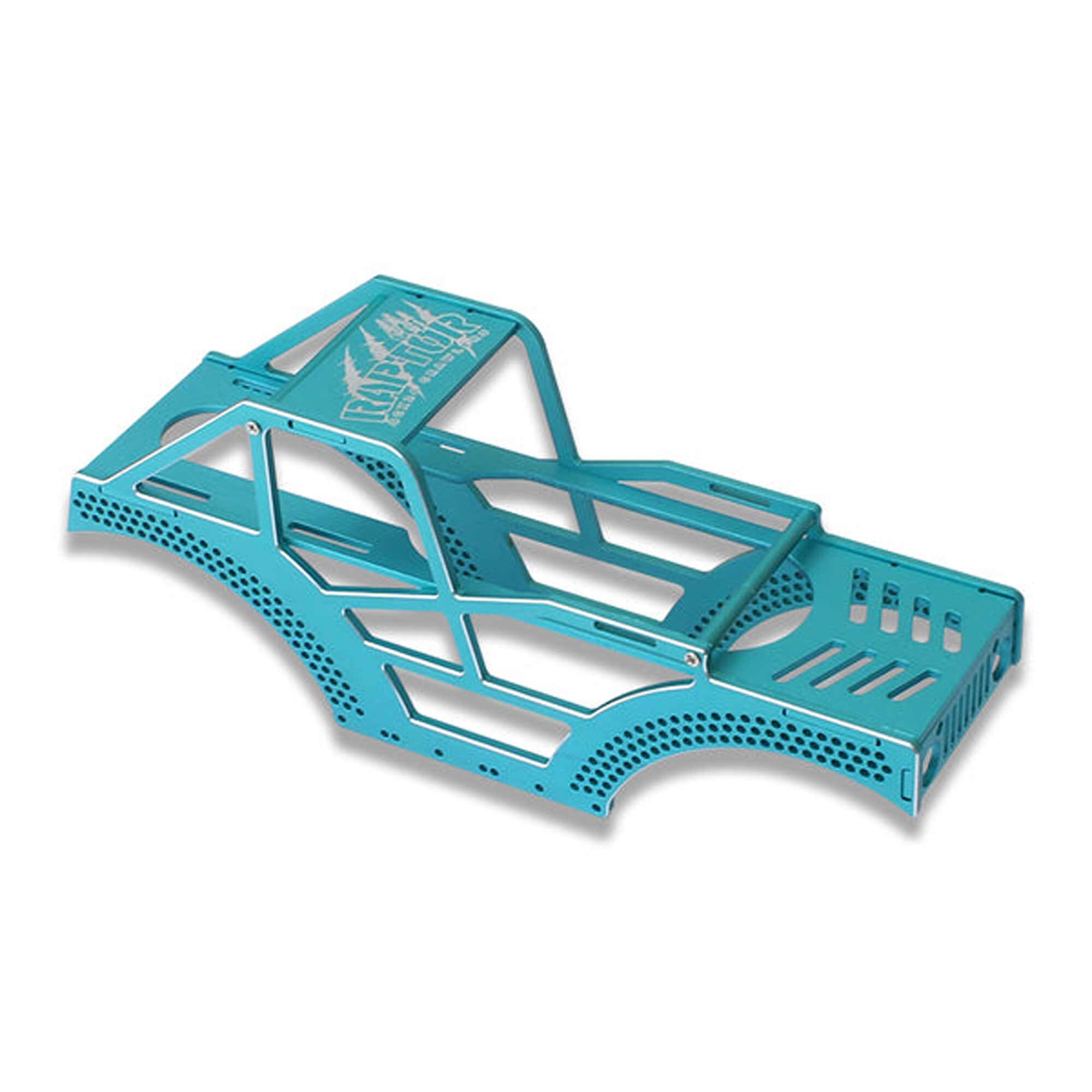 Furitek Raptor Aluminum Frame Kit, Blue Aqua: SCX24