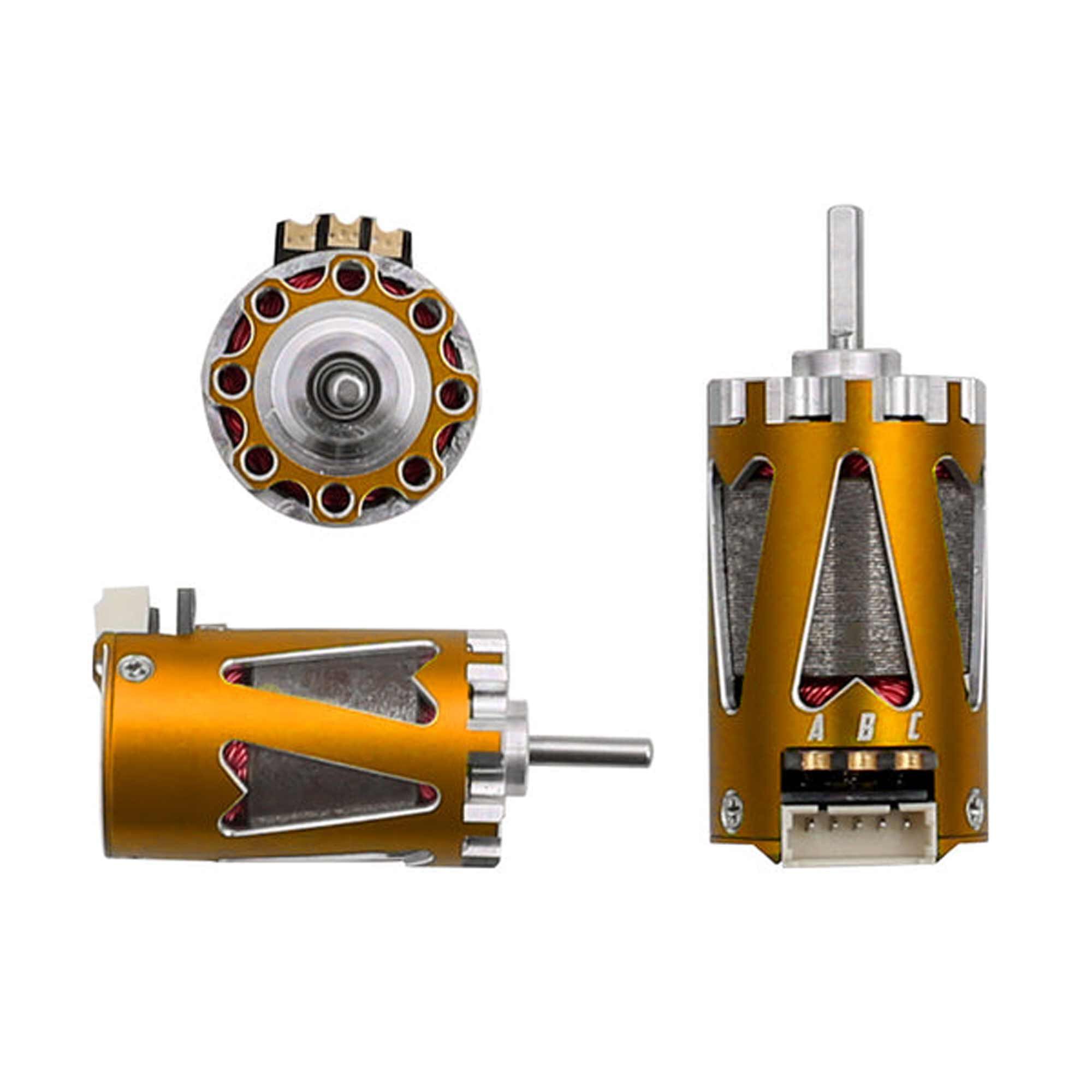 Furitek Hellfire 1410 7500Kv Sensored Brushless Motor, Gold