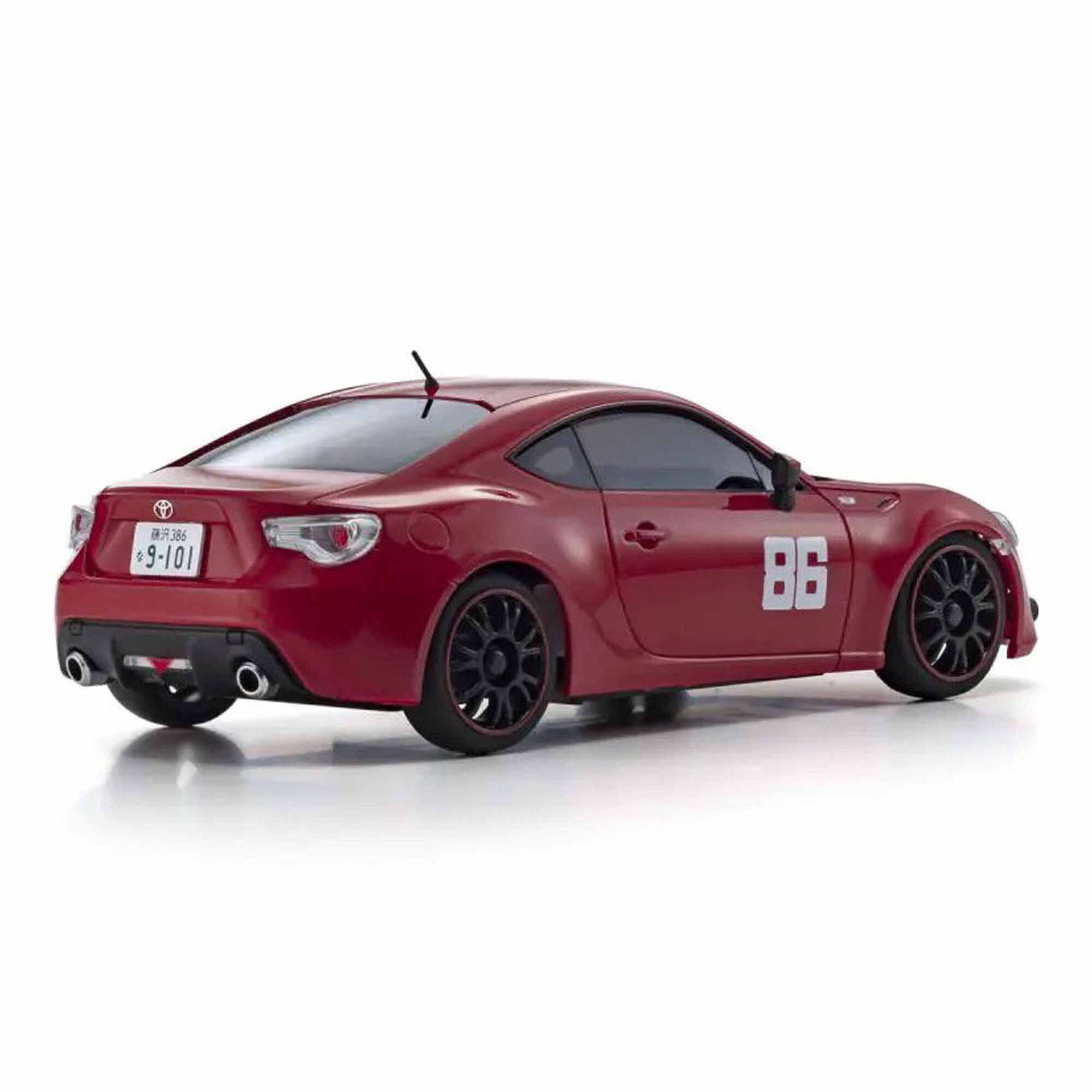 Kyosho 1/28 Toyota 86 MF Ghost MR-020 2WD Touring Car RTR, Red