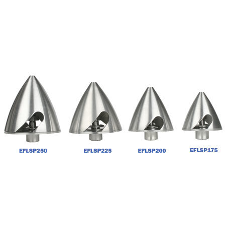 E-flite 2.25" Aluminum Spinner with 5mm & 6mm Collets