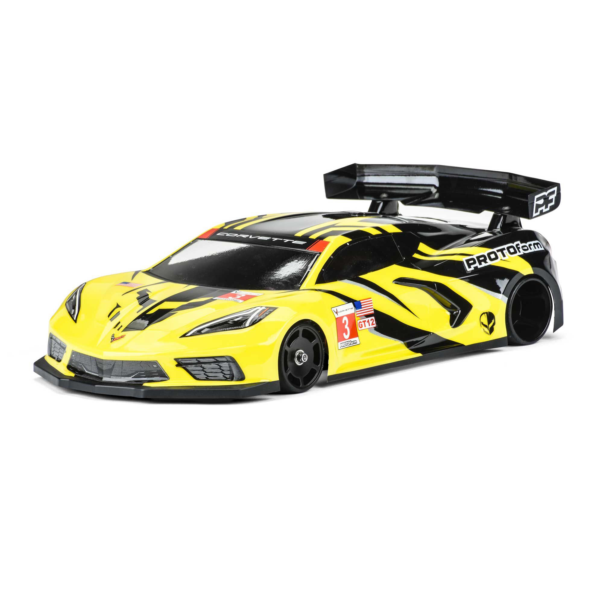 PROTOform 1/12 Chevrolet Corvette C8 Clear Body: GT12
