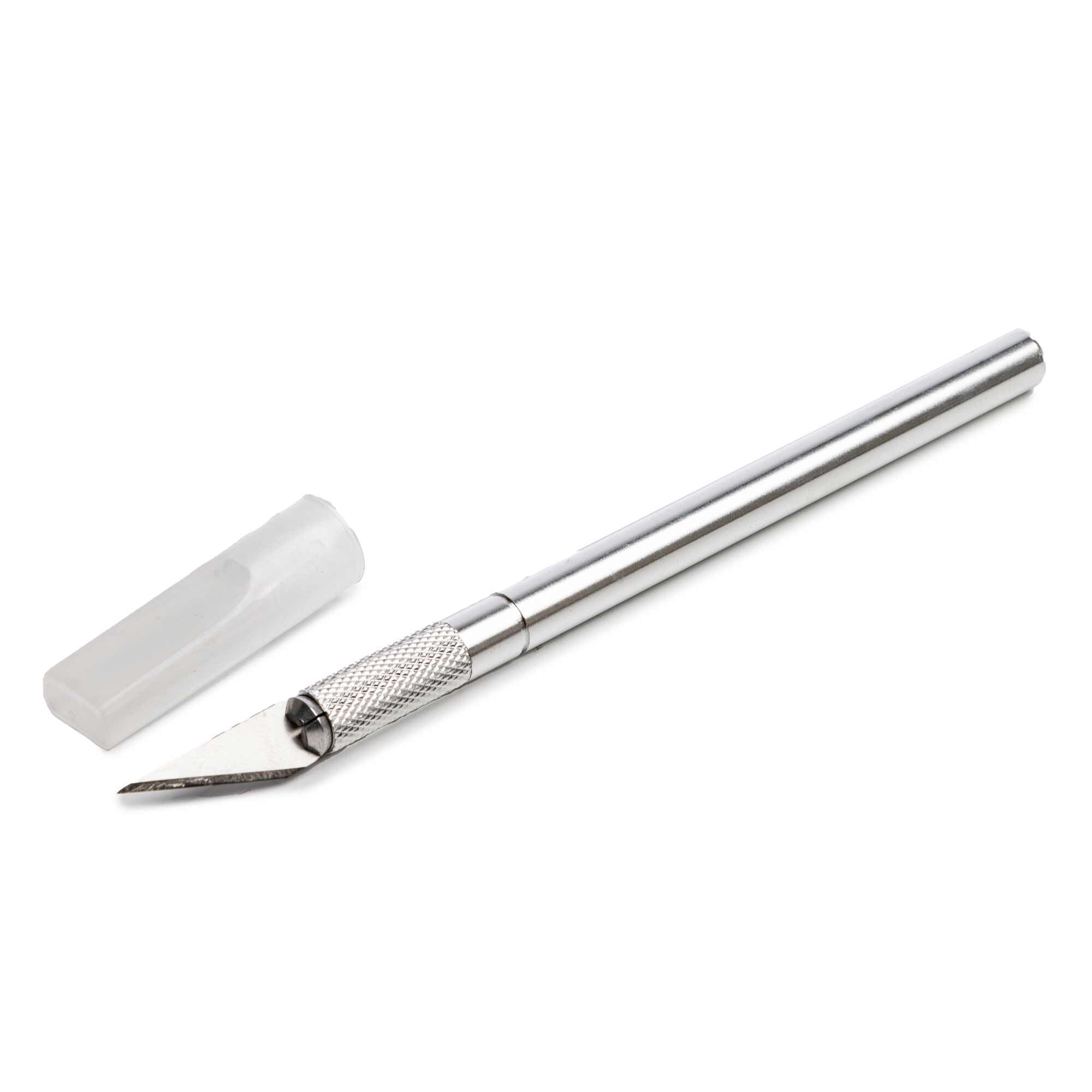 Hobby Essentials #1 Light Duty Aluminum Knife with Safety Cap