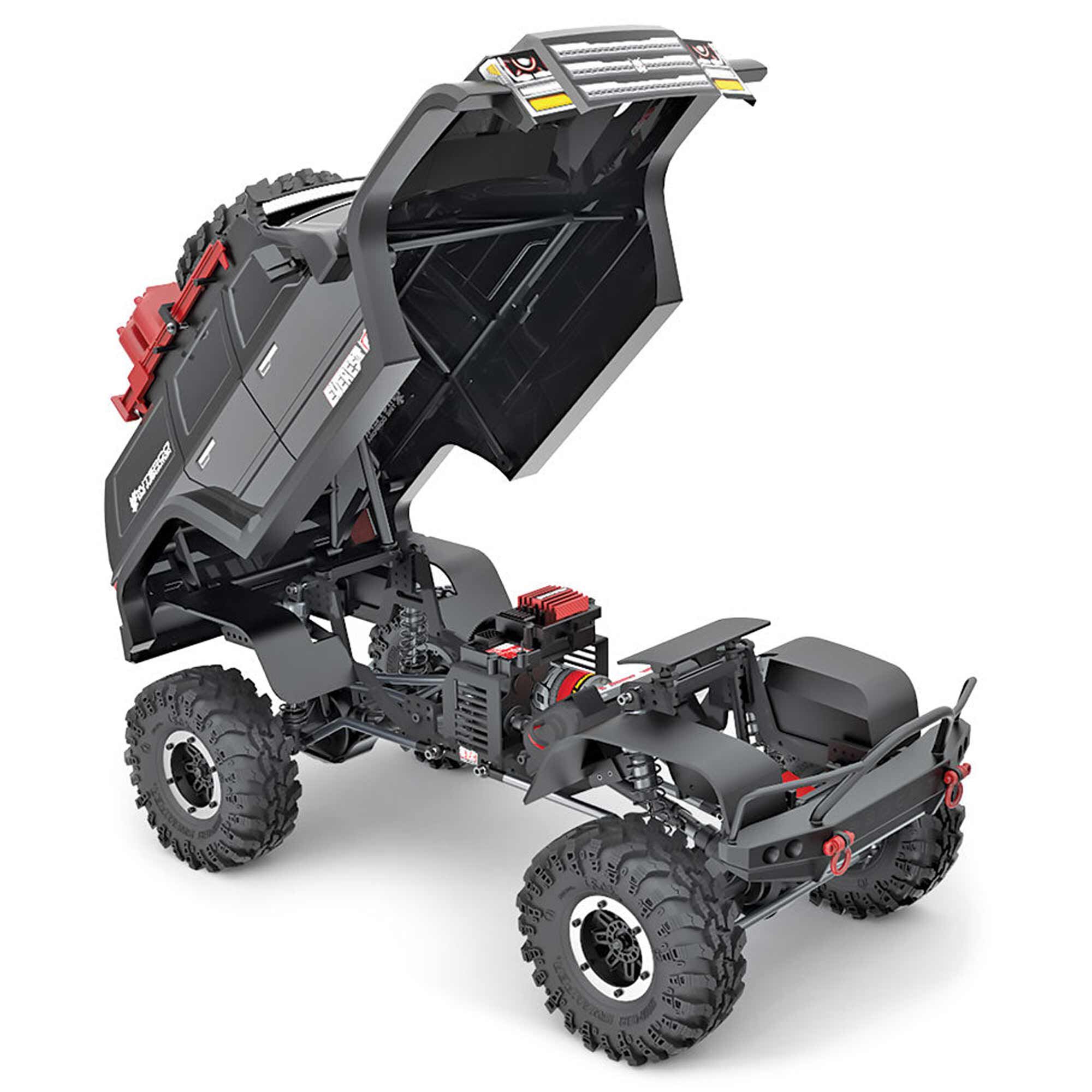 Redcat Racing 1/10 Everest Gen7 Pro 4WD Crawler Brushed RTR, Black