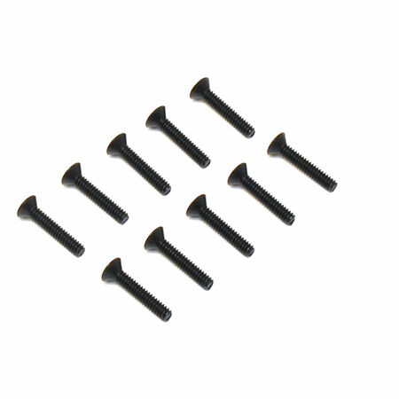 Losi Flat Head Screws, 4-40 x 5/8" (10)