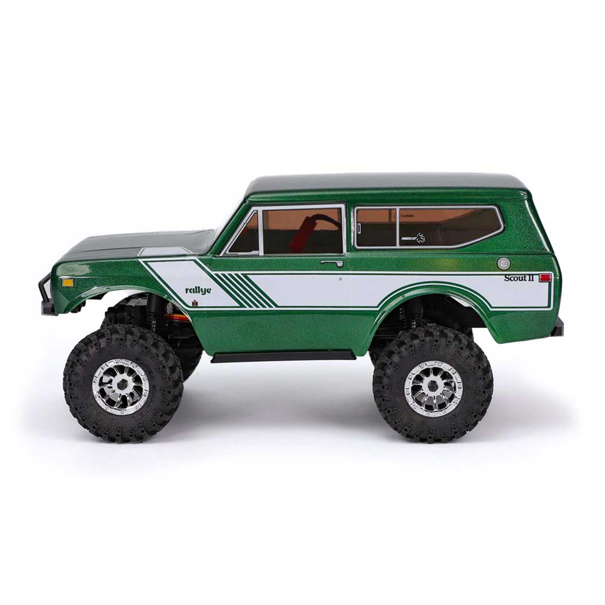 Redcat Racing 1/18 Ascent-18 International Scout II 4x4 Rock Crawler RTR, Green