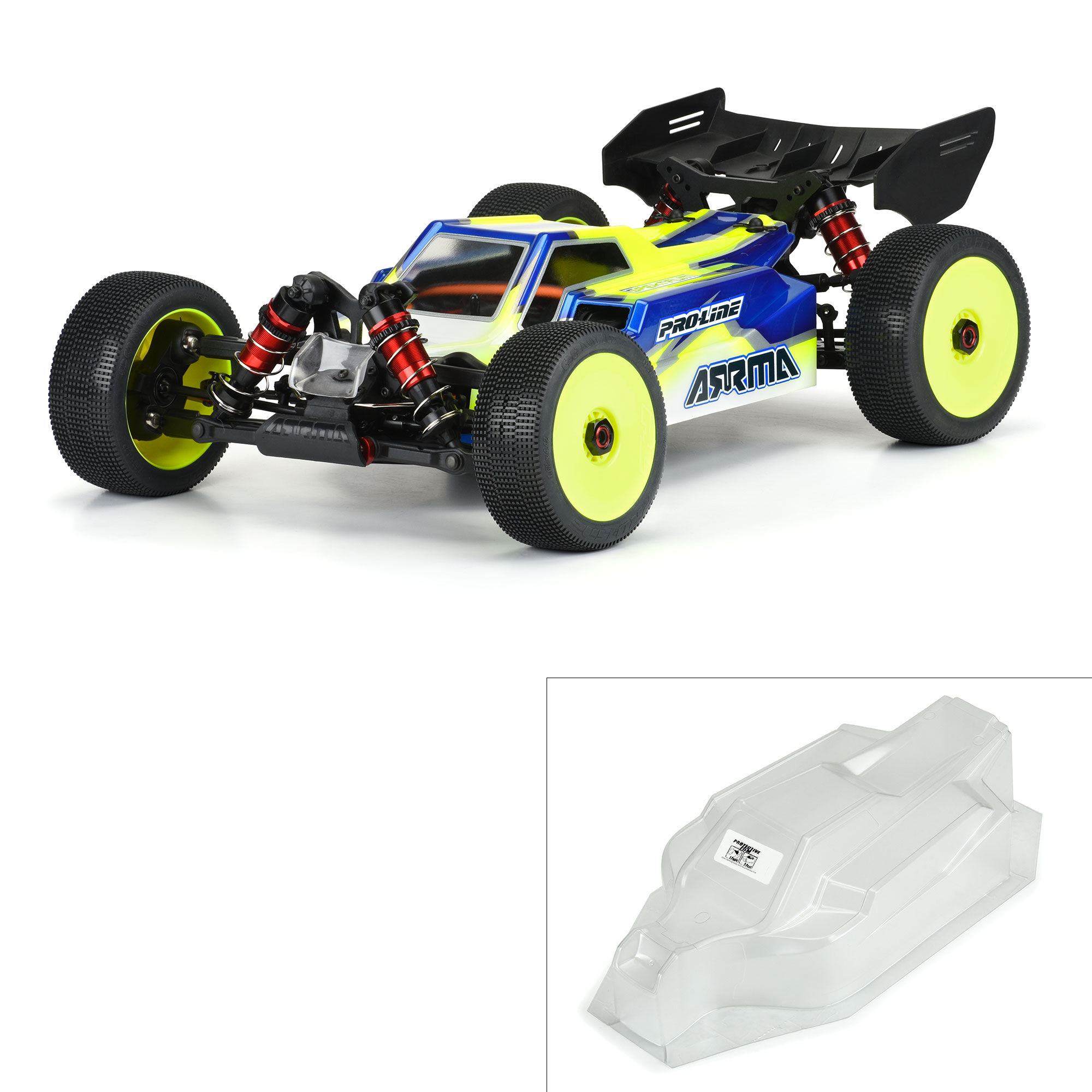 Pro-Line Racing 1/8 Axis Clear Body: TYPHON 6S & TLR Tuned