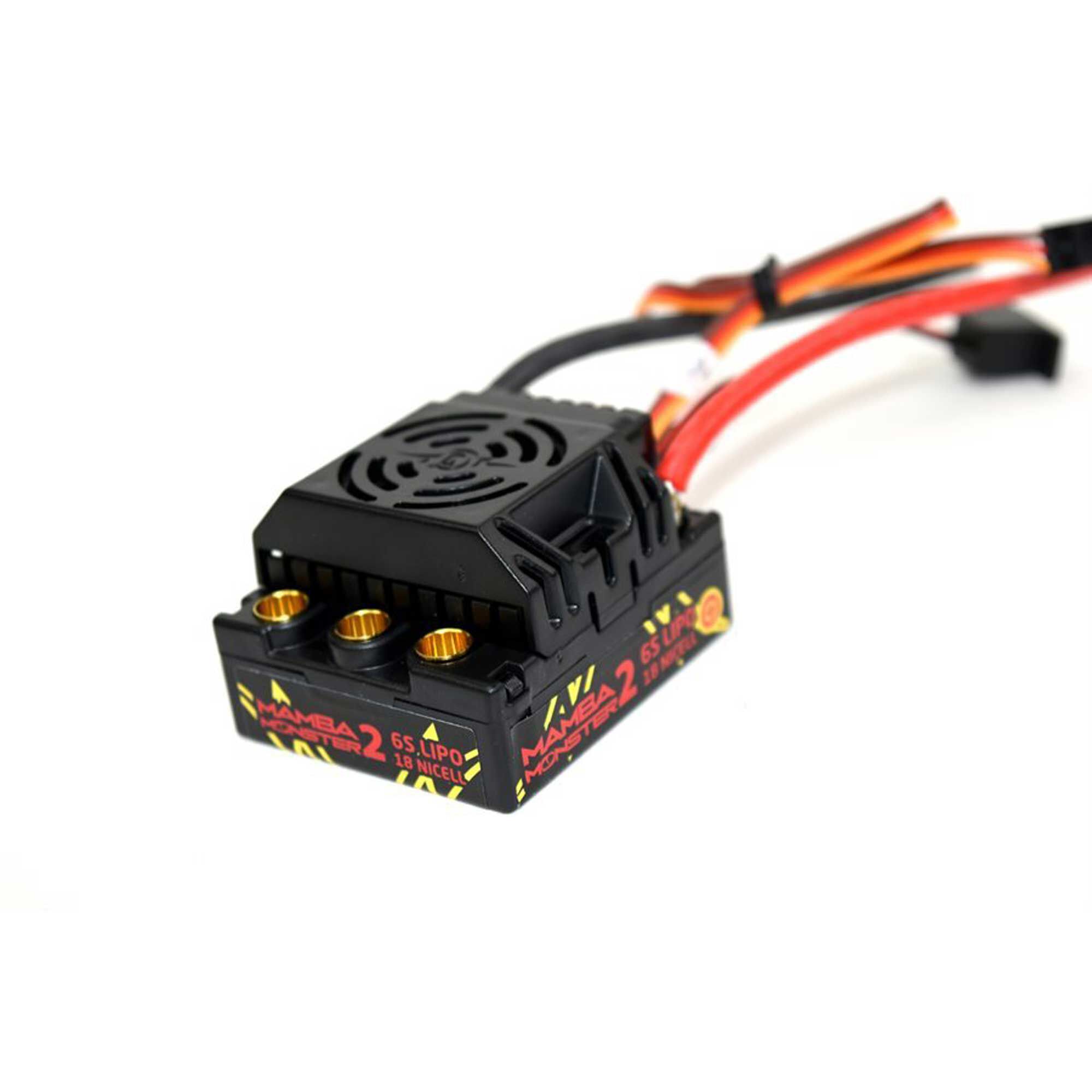 Castle Creations Mamba Monster 2 Waterproof Electronic Speed Control w/ 1512-2650KV V2 Sensored Motor
