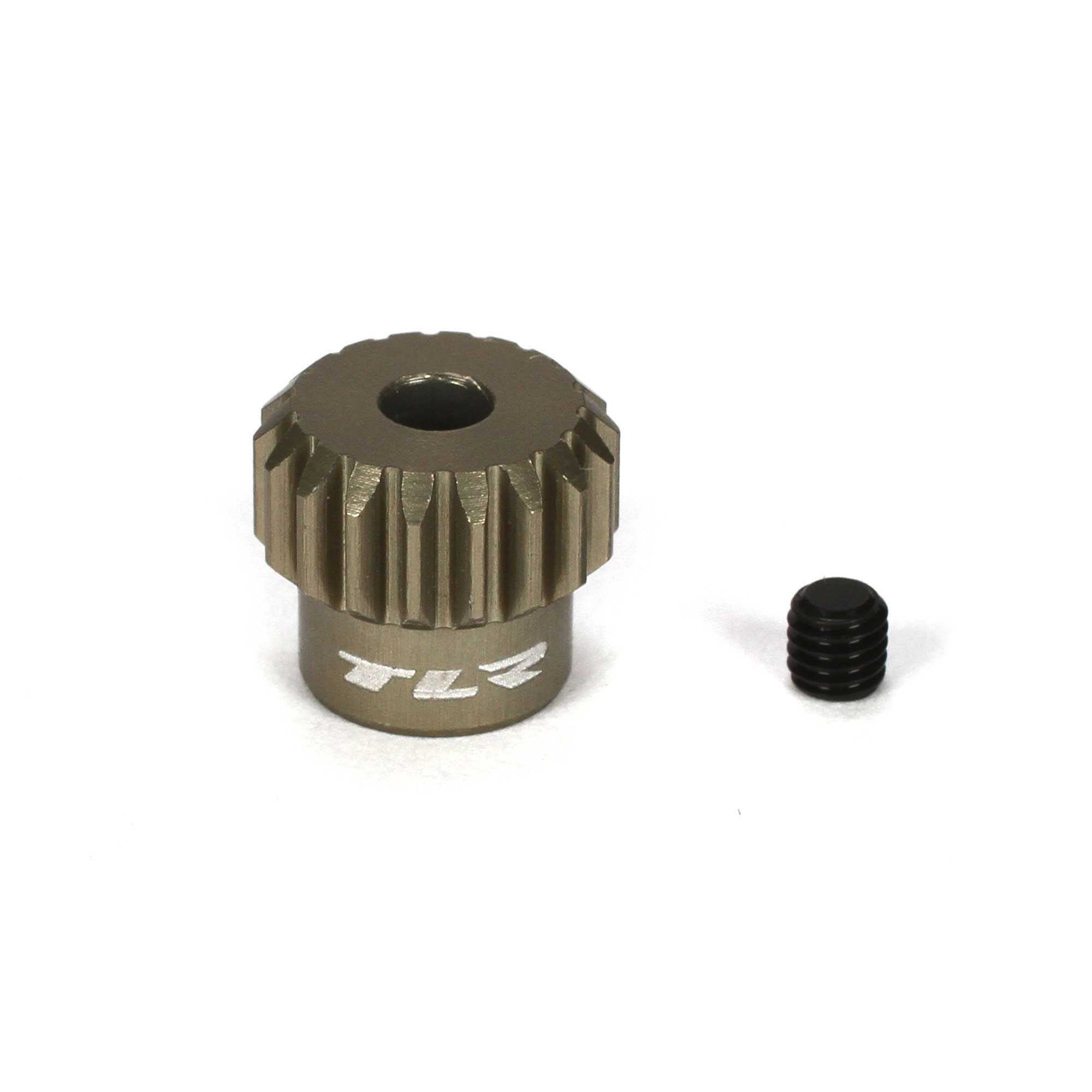 Team Losi Racing 48P Aluminum Pinion Gear, 18T