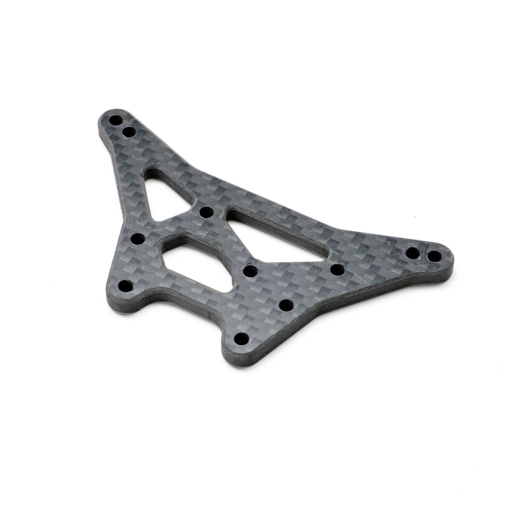 Team Losi Racing Carbon Front Shock Tower: 22S Sprint