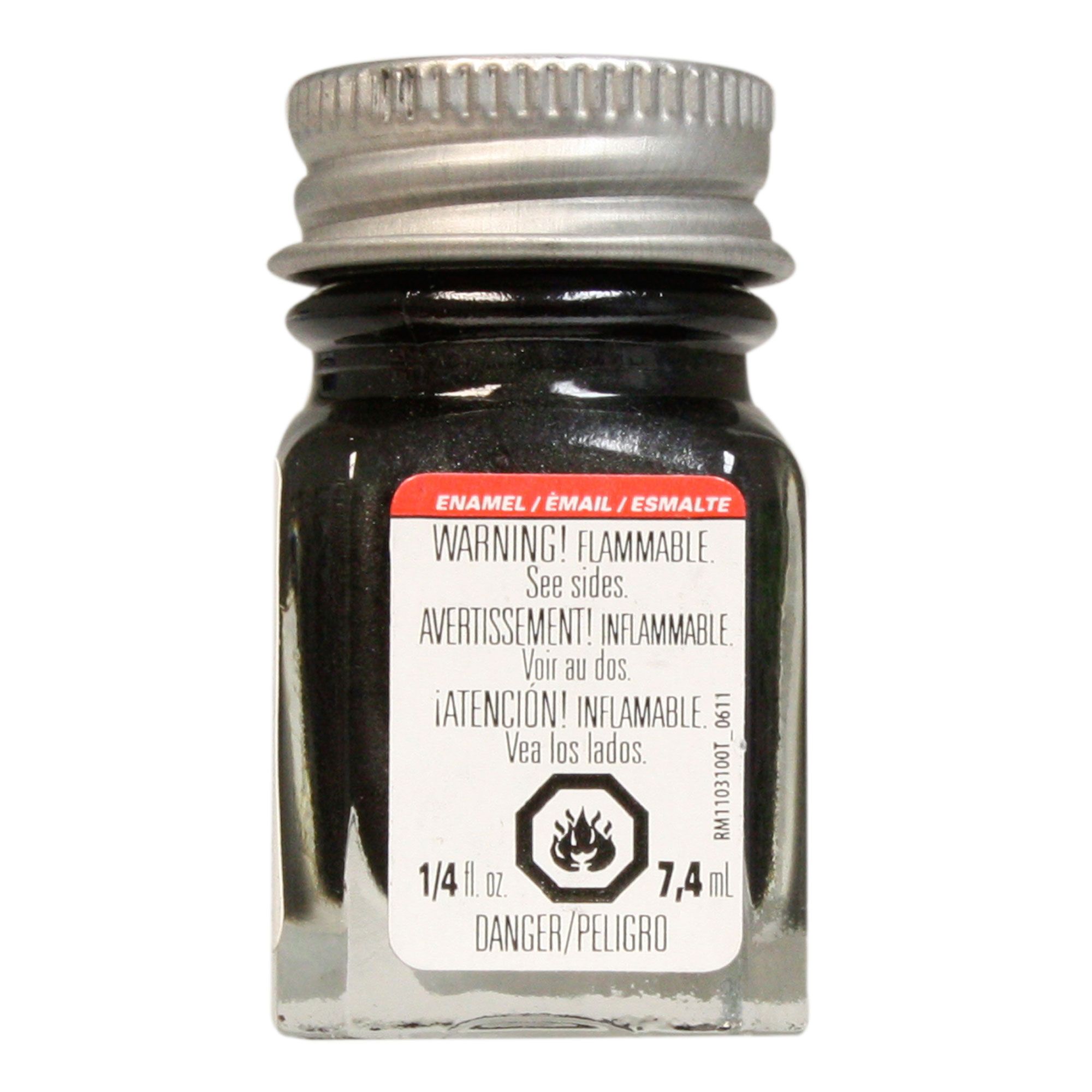 Testor Corp. Enamel 1/4 oz Graphite Gray Metallic