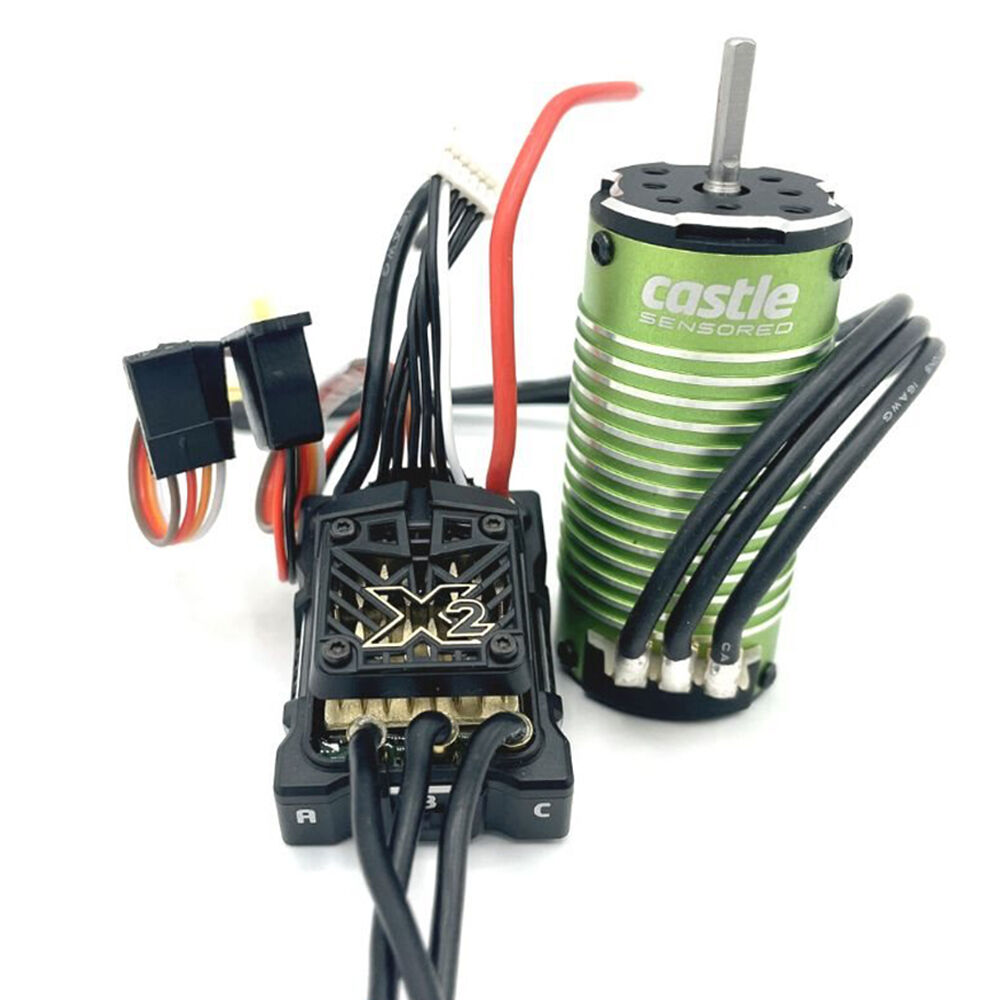 Castle Creations MAMBA MICRO X2,16.8V, WP Sensored ESC & 1007-6350Kv Motor Combo