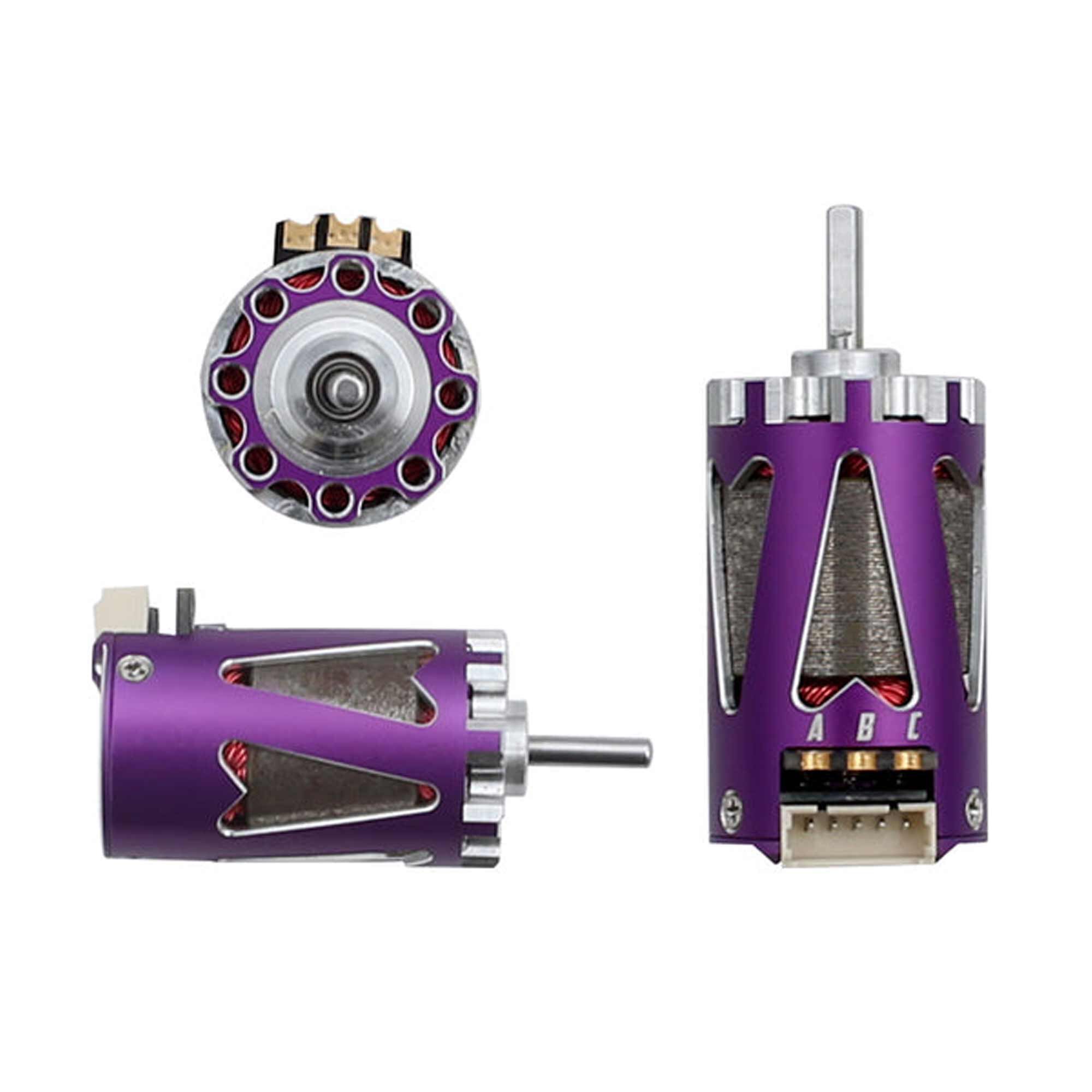 Furitek Hellfire 1410 7500Kv Sensored Brushless Motor, Purple