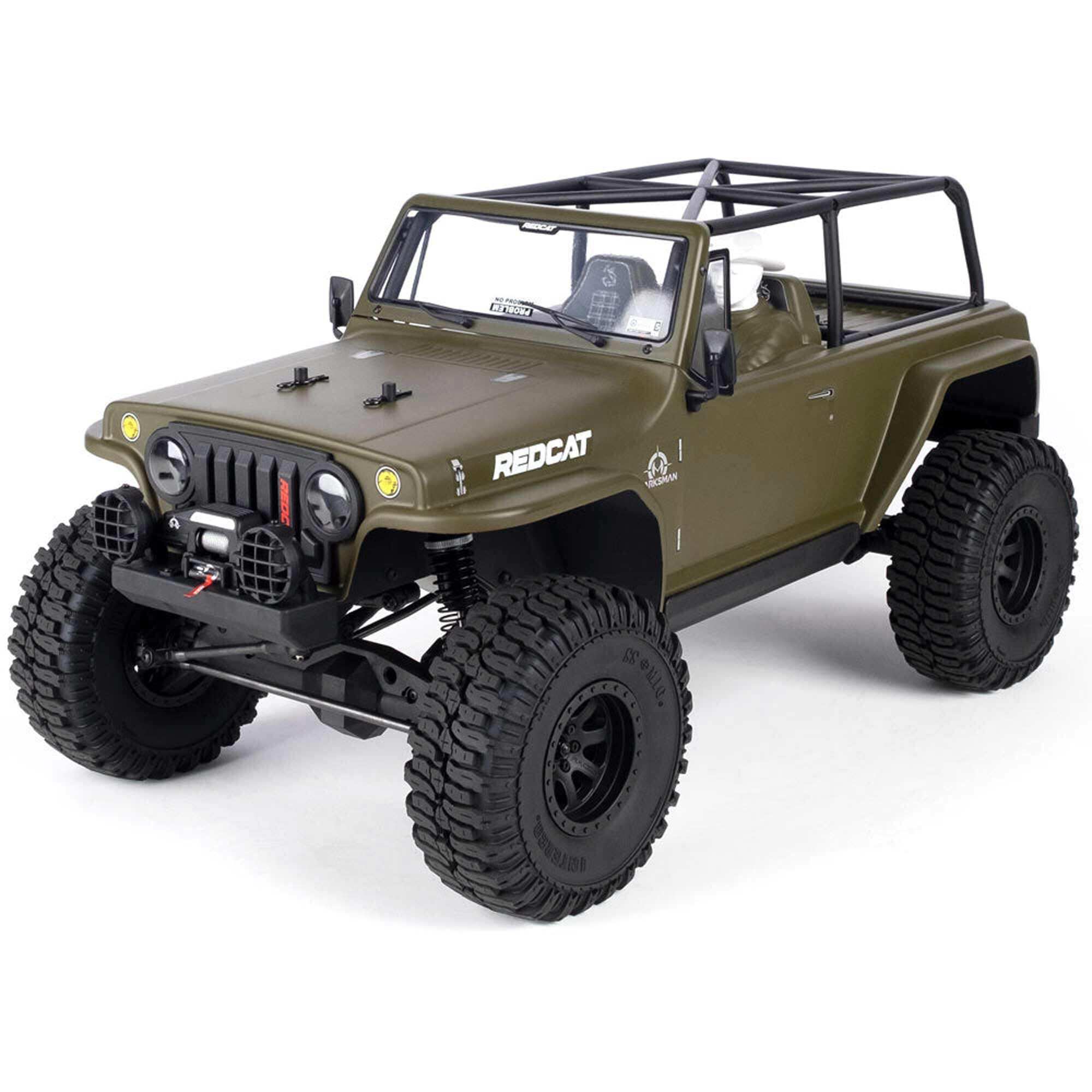 Redcat Racing 1/8 TC8 Marskman Brushed 4X4 Crawler RTR, Olive