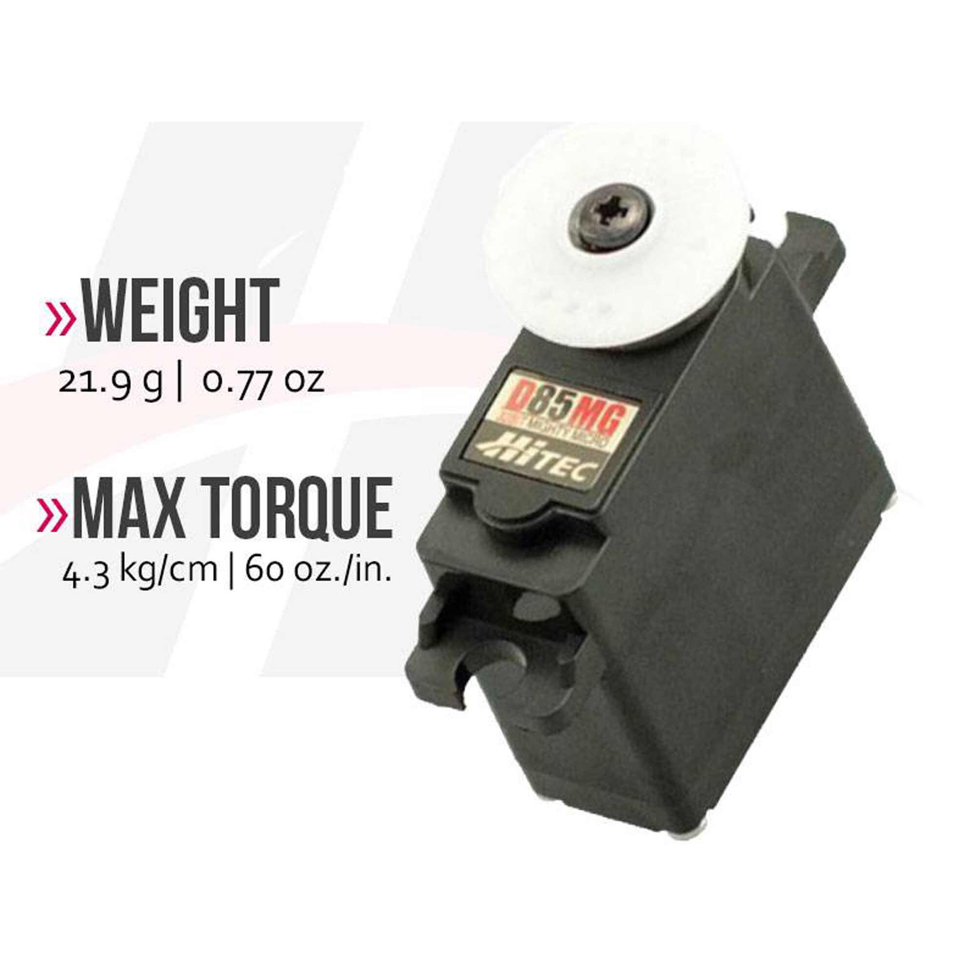 Hitec RCD Inc. Mighty Micro D-85MG Programmable Servo