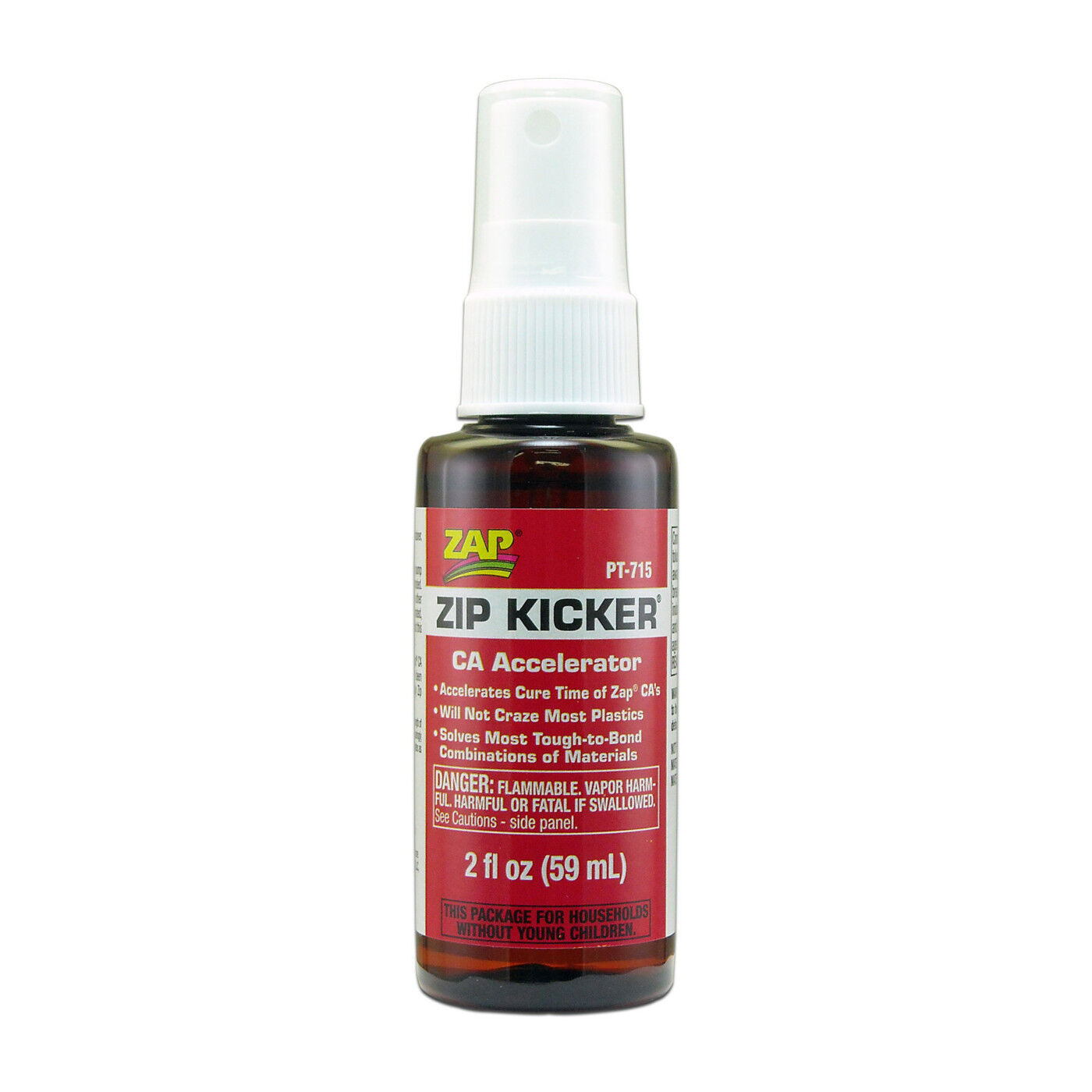 ZAP Glue Zip-Kicker Spray CA Accelerator, 2 oz