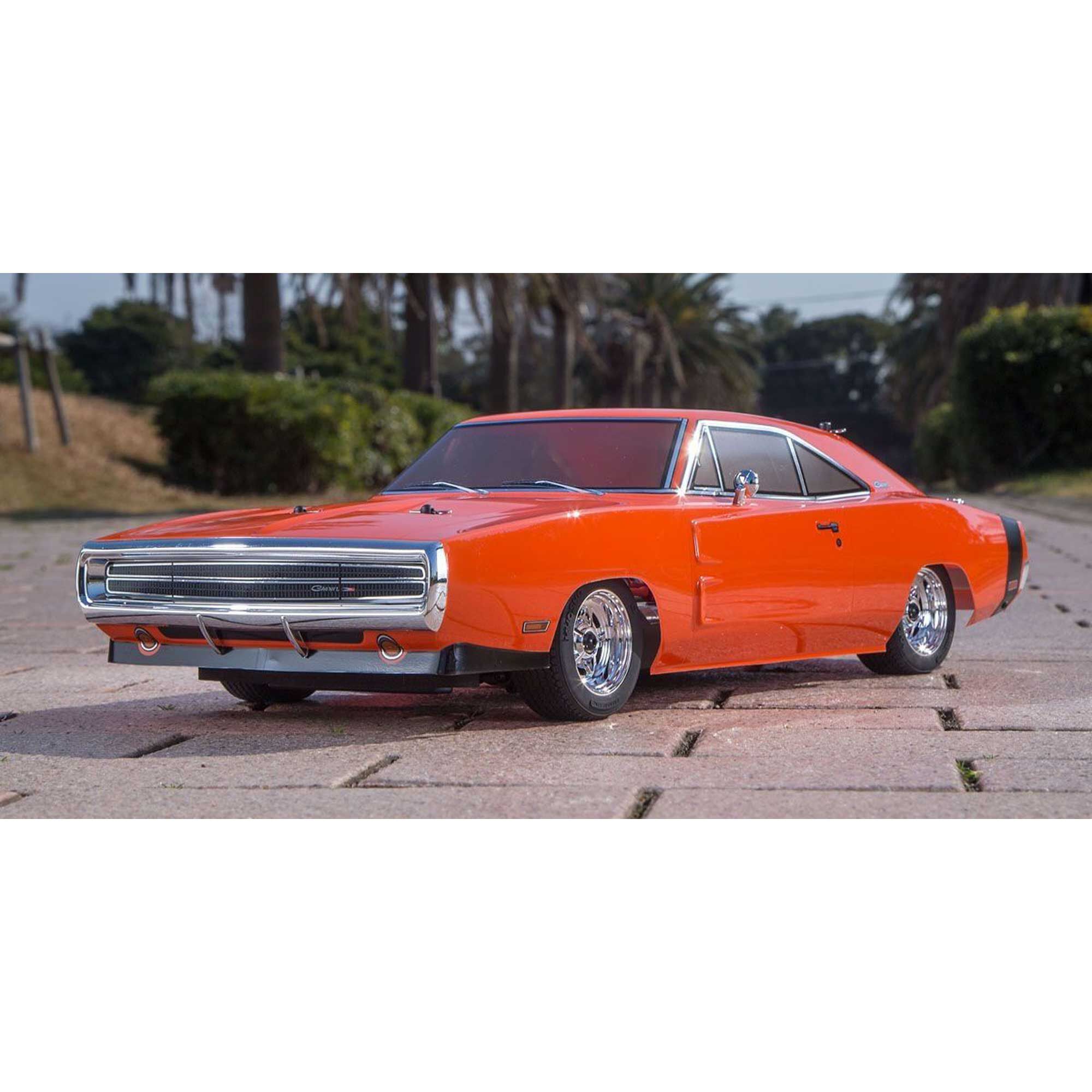 Kyosho 1/10 Fazer Mk2 Dodge Charger 1970 Hemi On-Road Tourning Car RTR, Orange