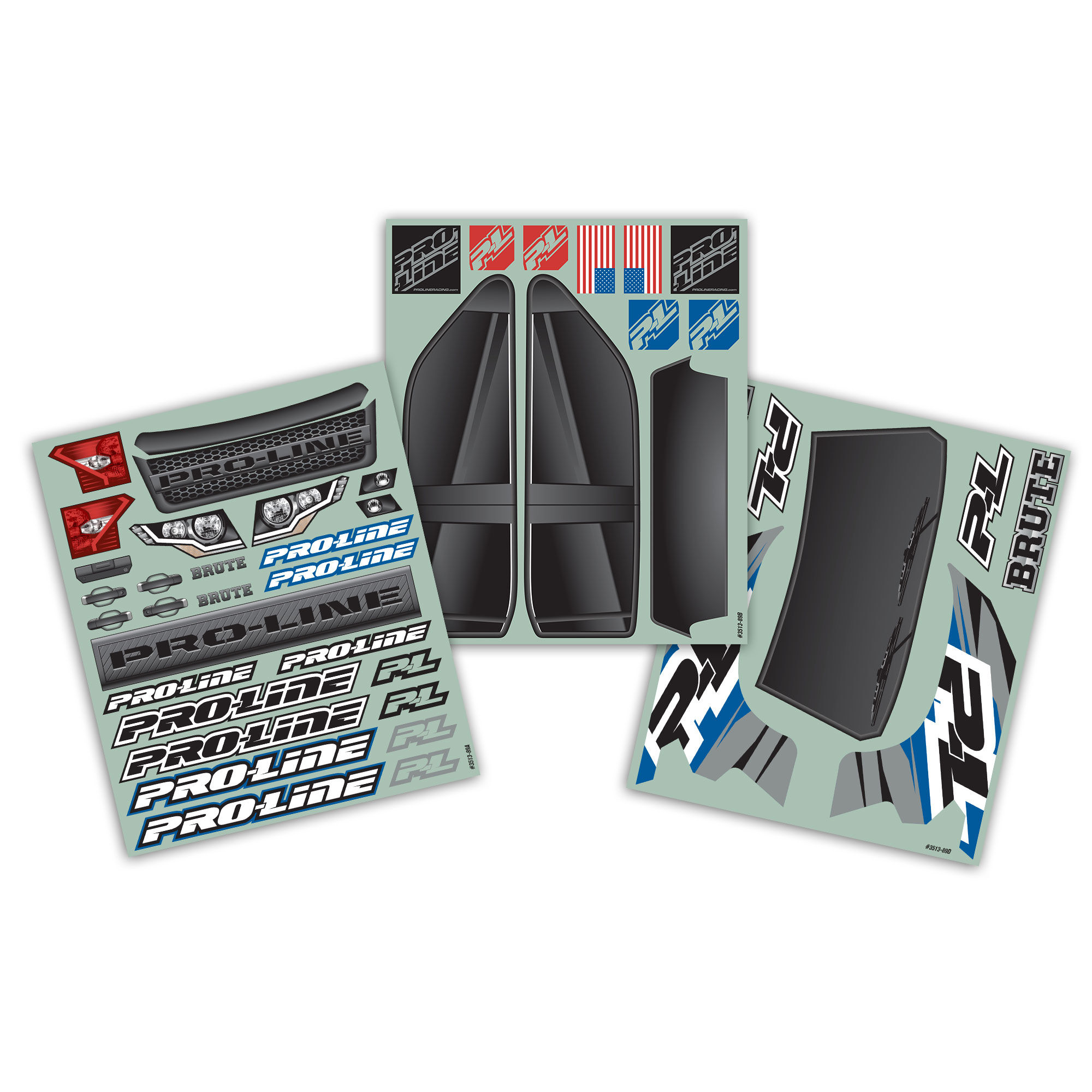 Pro-Line Racing 1/5 Pre-Cut Brute Bash Armor Black Body: X-MAXX