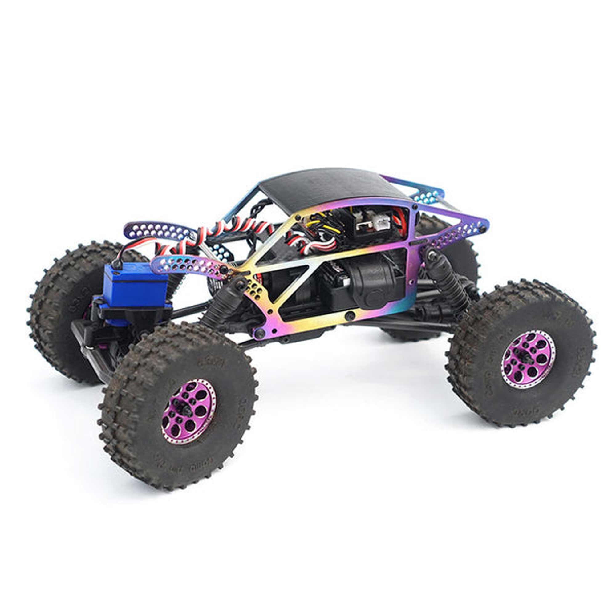 Furitek Bettle Titanium Comp Chassis, Rainbow: TRX-4M