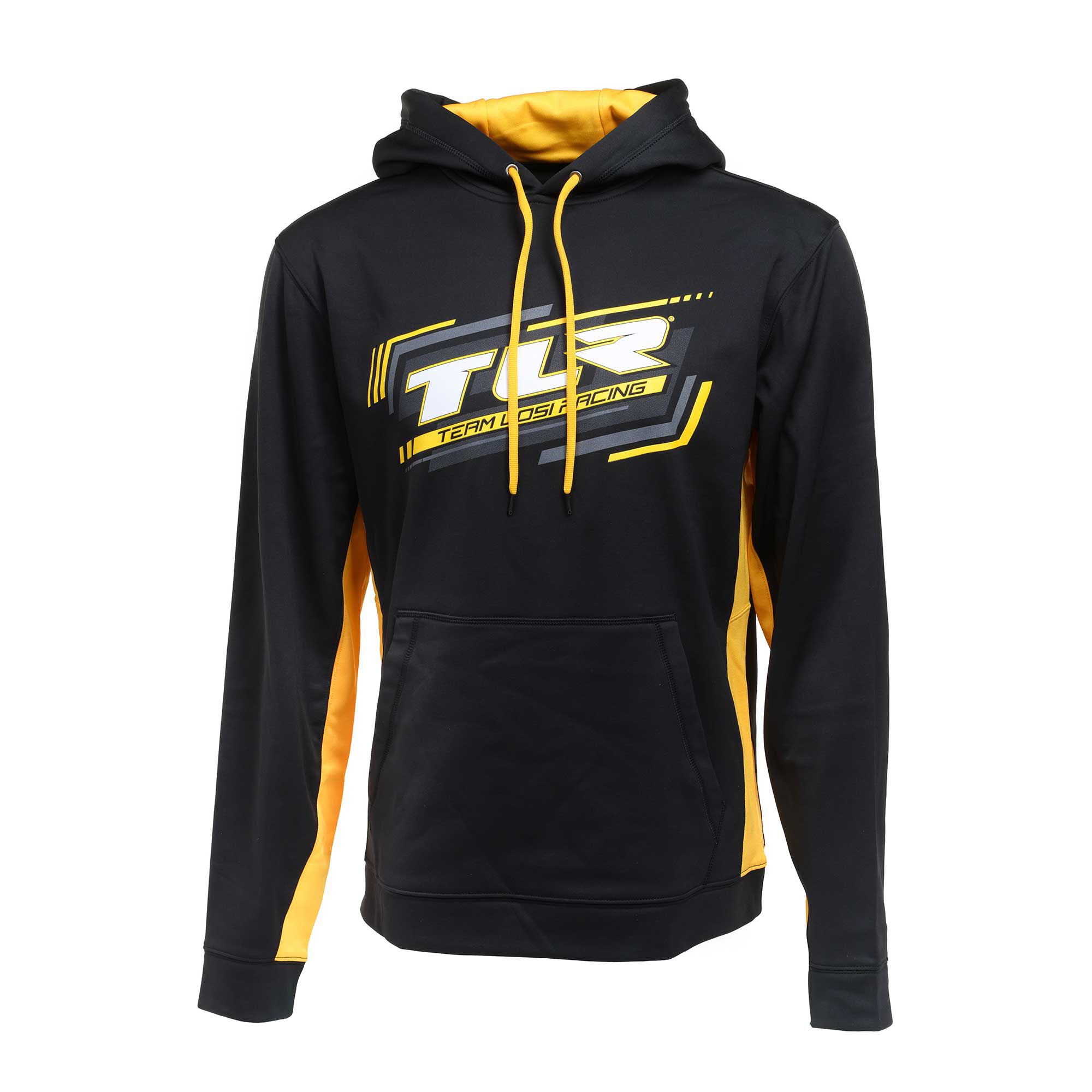Team Losi Racing Black TLR Block Hoodie, 3XL