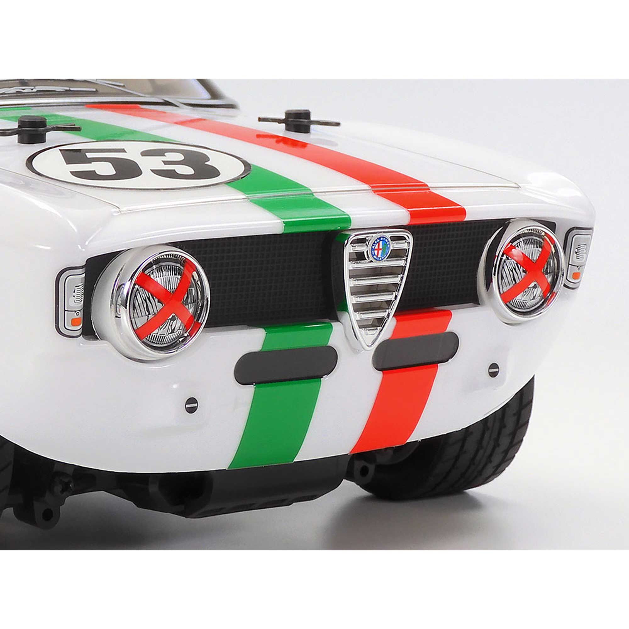 Tamiya 1/10 R/C Alfa Romeo Giulia Sprint GTA Club Racer (White Painted Body) (MB-01)