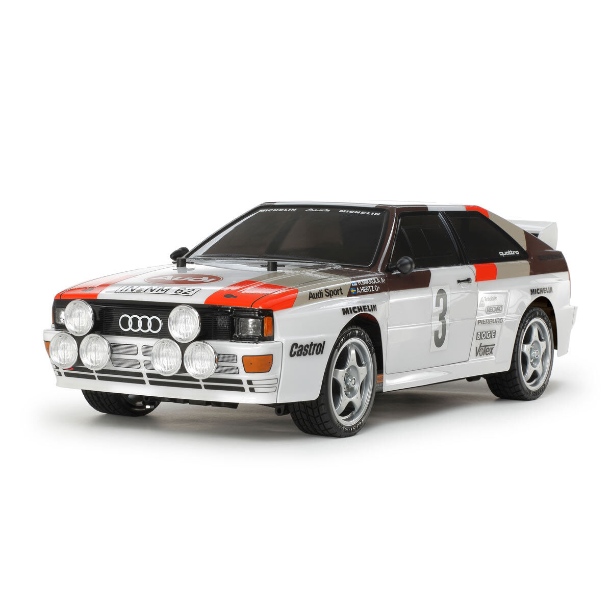 Tamiya 1/10 Audi Quattro A2 TT-02 AWD On-Road Touring Kit