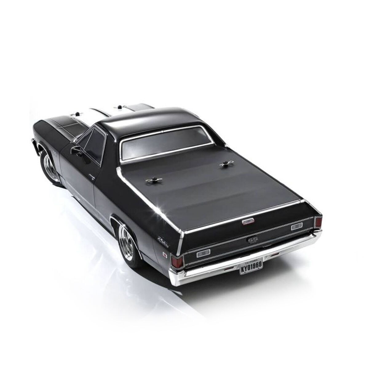Kyosho 1/10 1969 Chevy El Camino Fazer Mk2 FZ02L Brushed 4x4 On-Road Touring RTR, Tuxedo Black