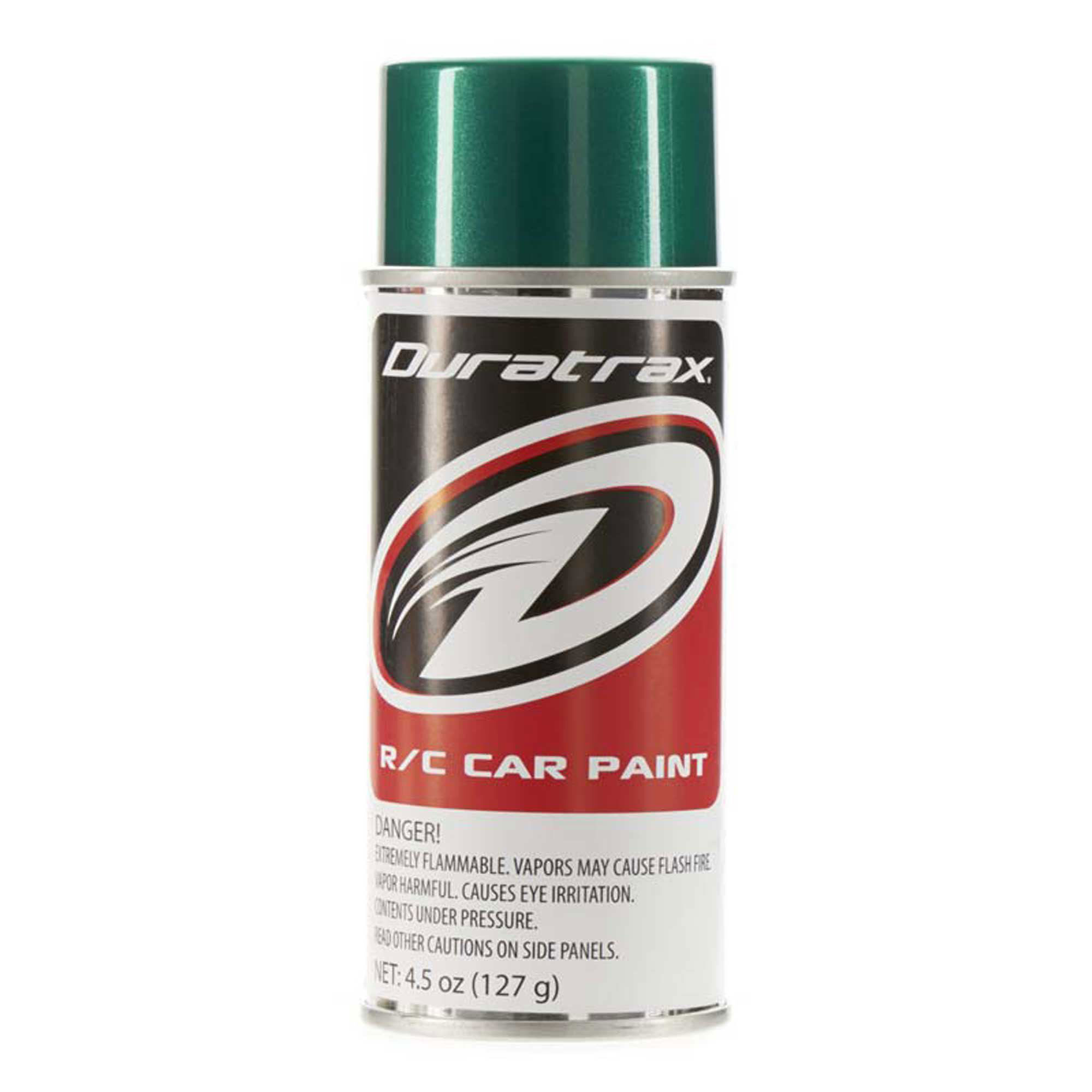 Duratrax Polycarb Spray, Metallic Green, 4.5 oz