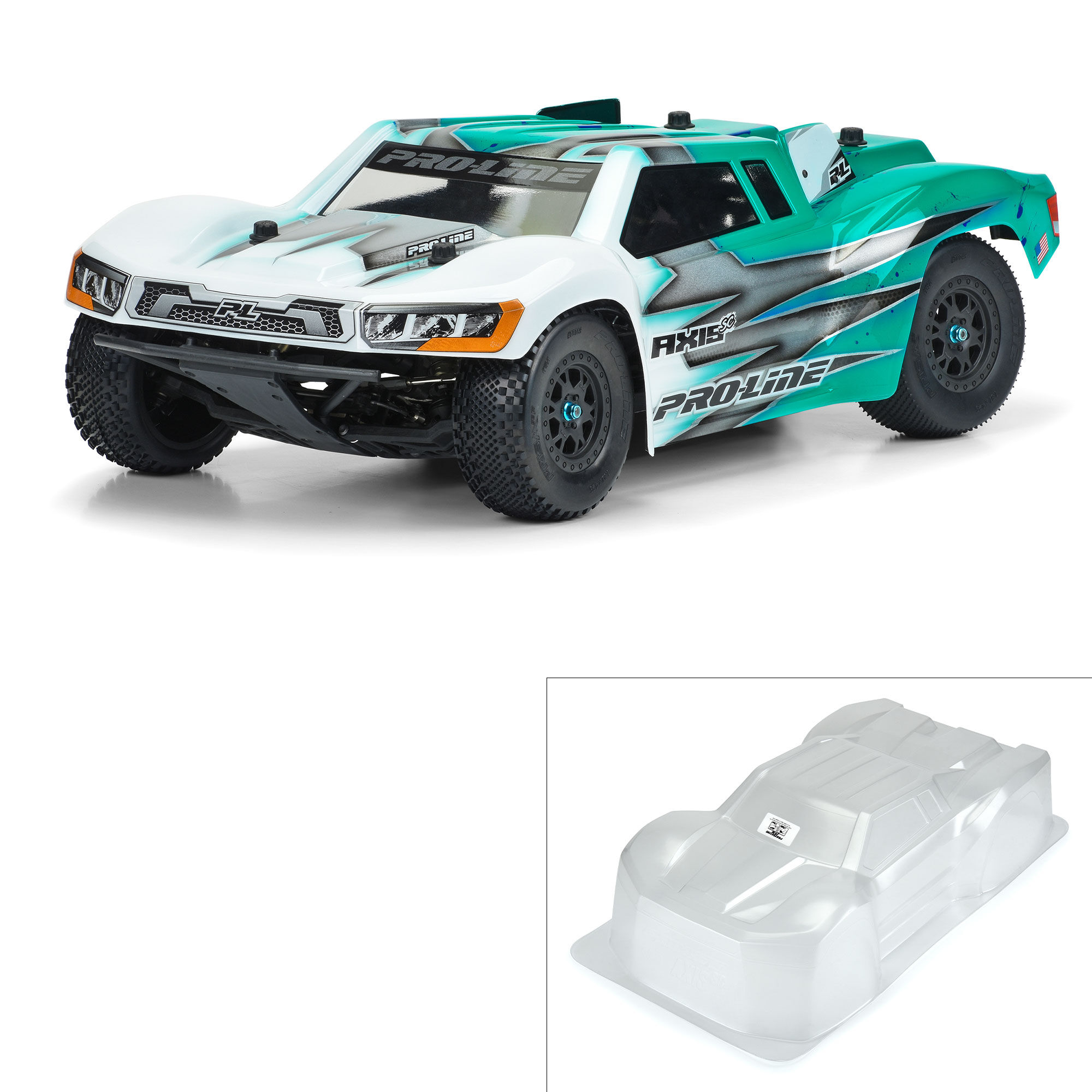 Pro-Line Racing 1/10 Axis SC Clear Body: Short Course